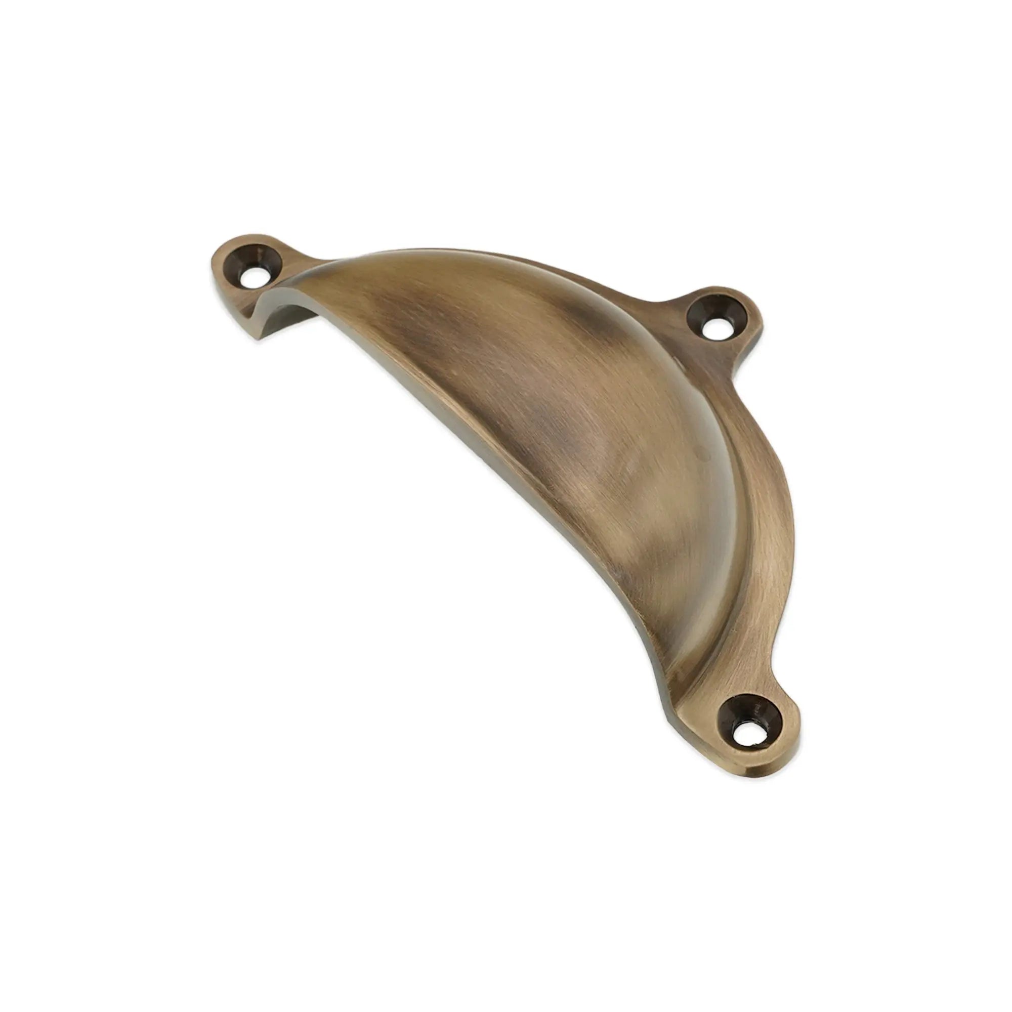 Cottage Cup Pull Antique Brass Spira