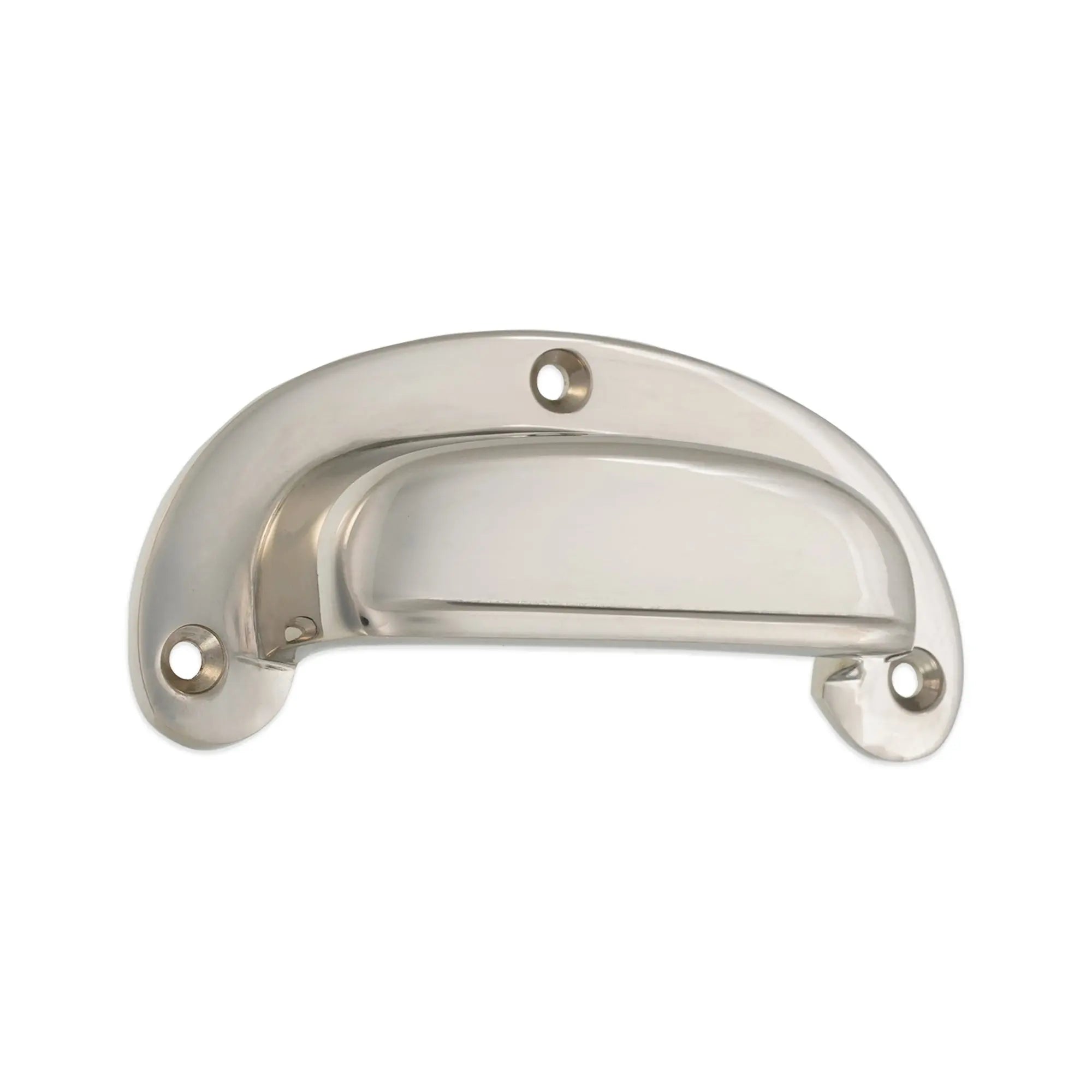 Traditional Cup Pull Polished Nickel Spira