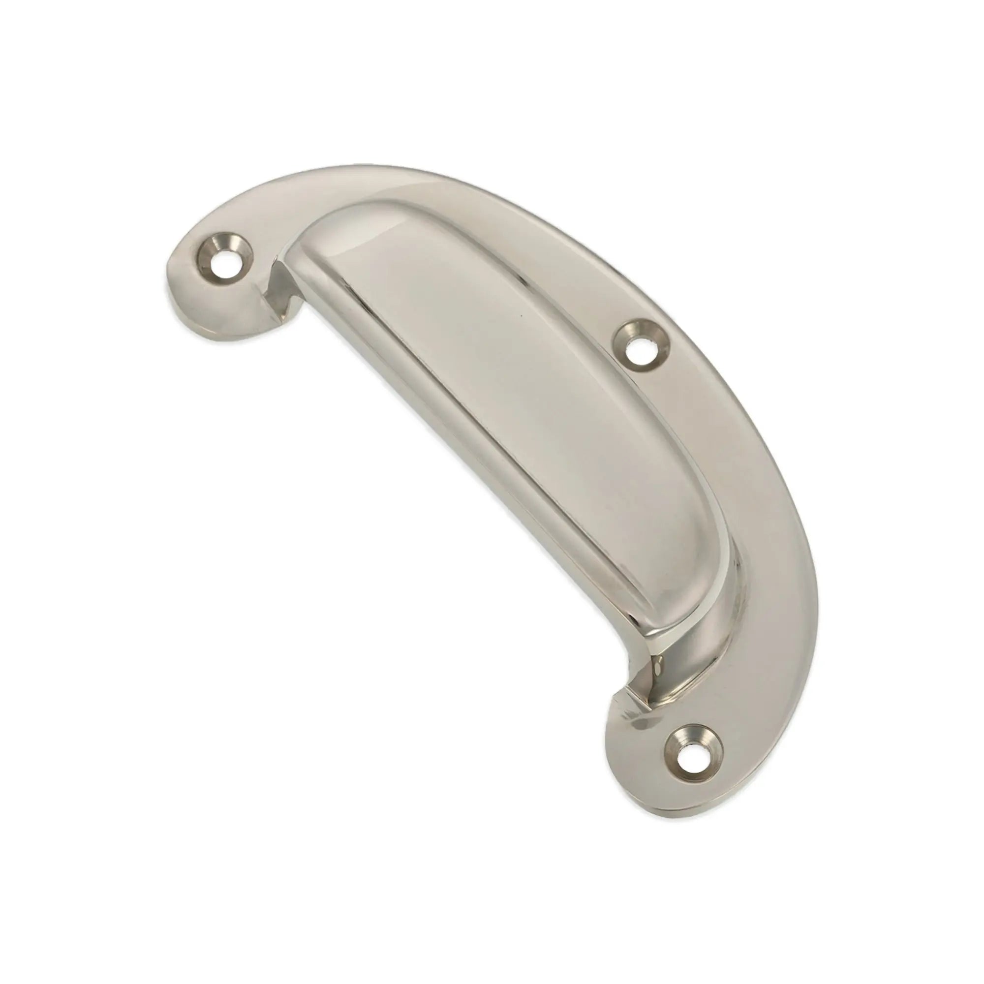 Traditional Cup Pull Polished Nickel Spira