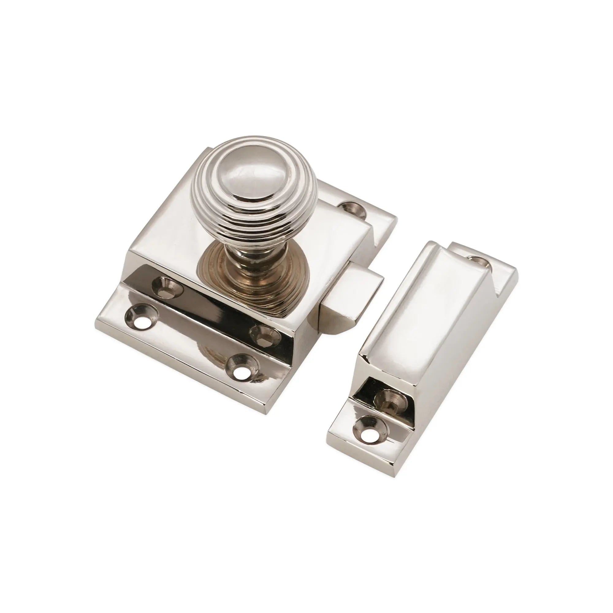 Beehive Cupboard Catch Polished Nickel Spira