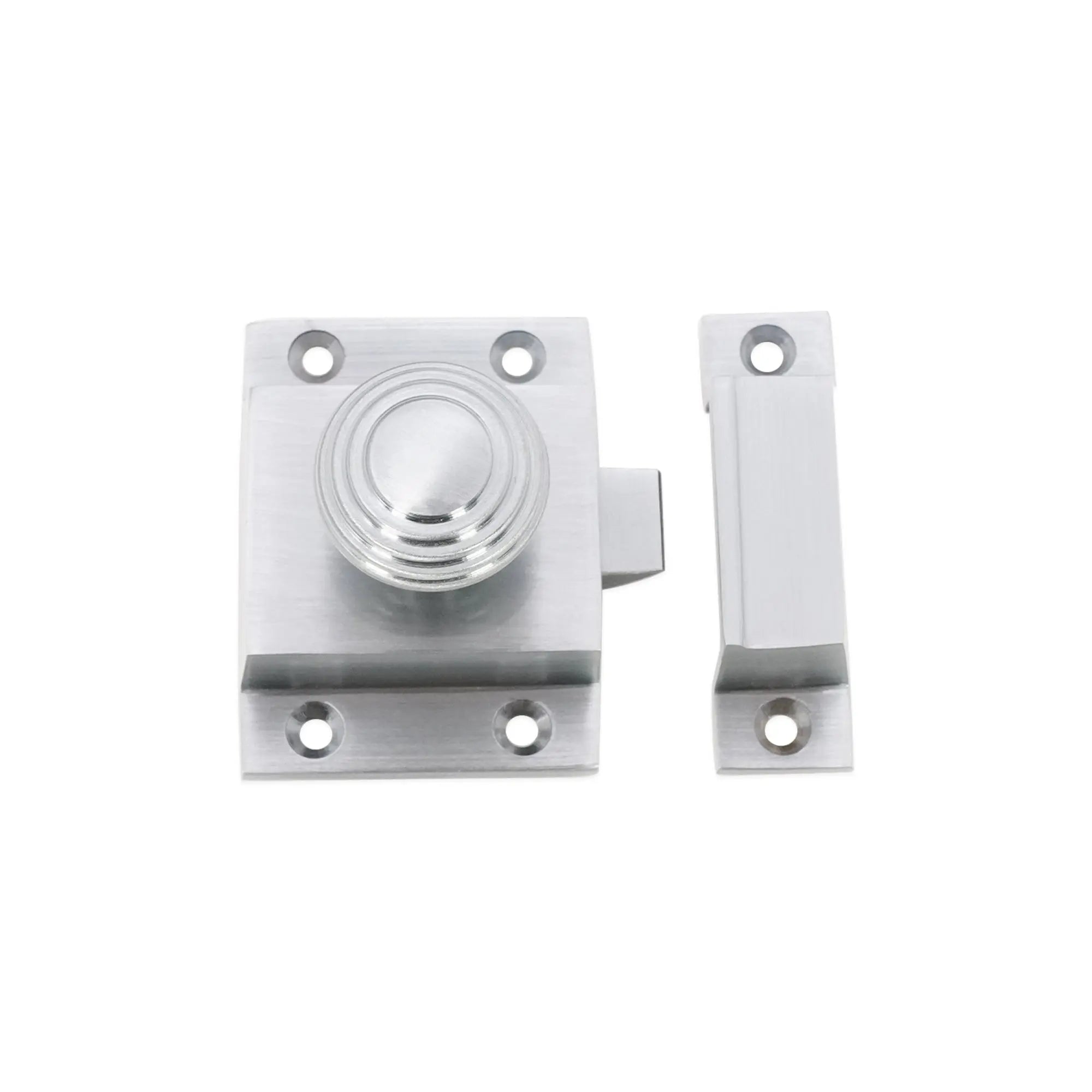 Beehive Cupboard Catch Satin Chrome Spira