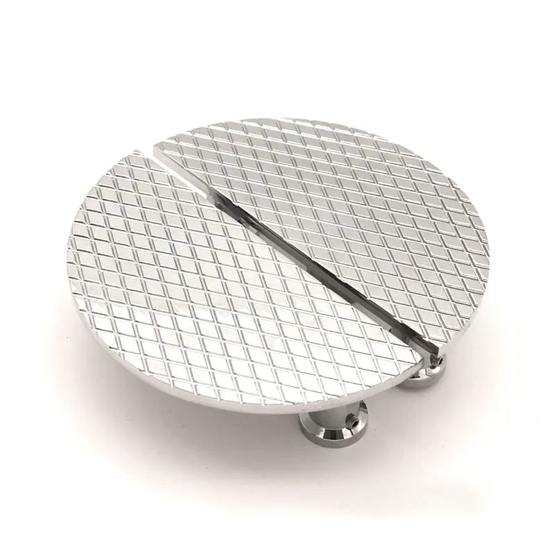 Diamond Half Moon Handles Polished Chrome 150mm Spira
