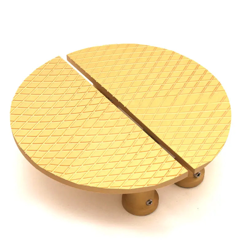 Diamond Half Moon Handles Satin Brass 150mm Spira