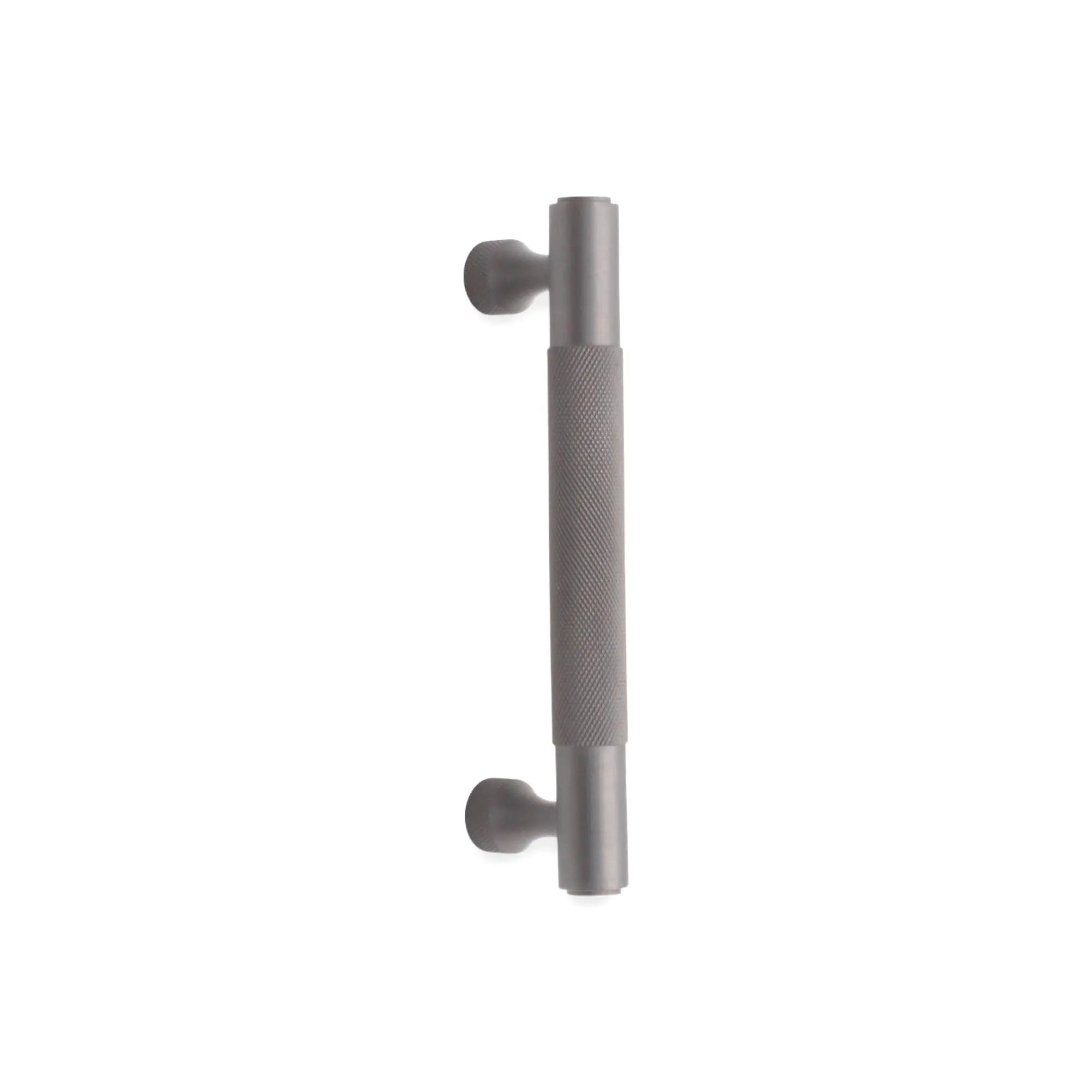 Knurled Bar Handles Medium Gunmetal Grey Spira