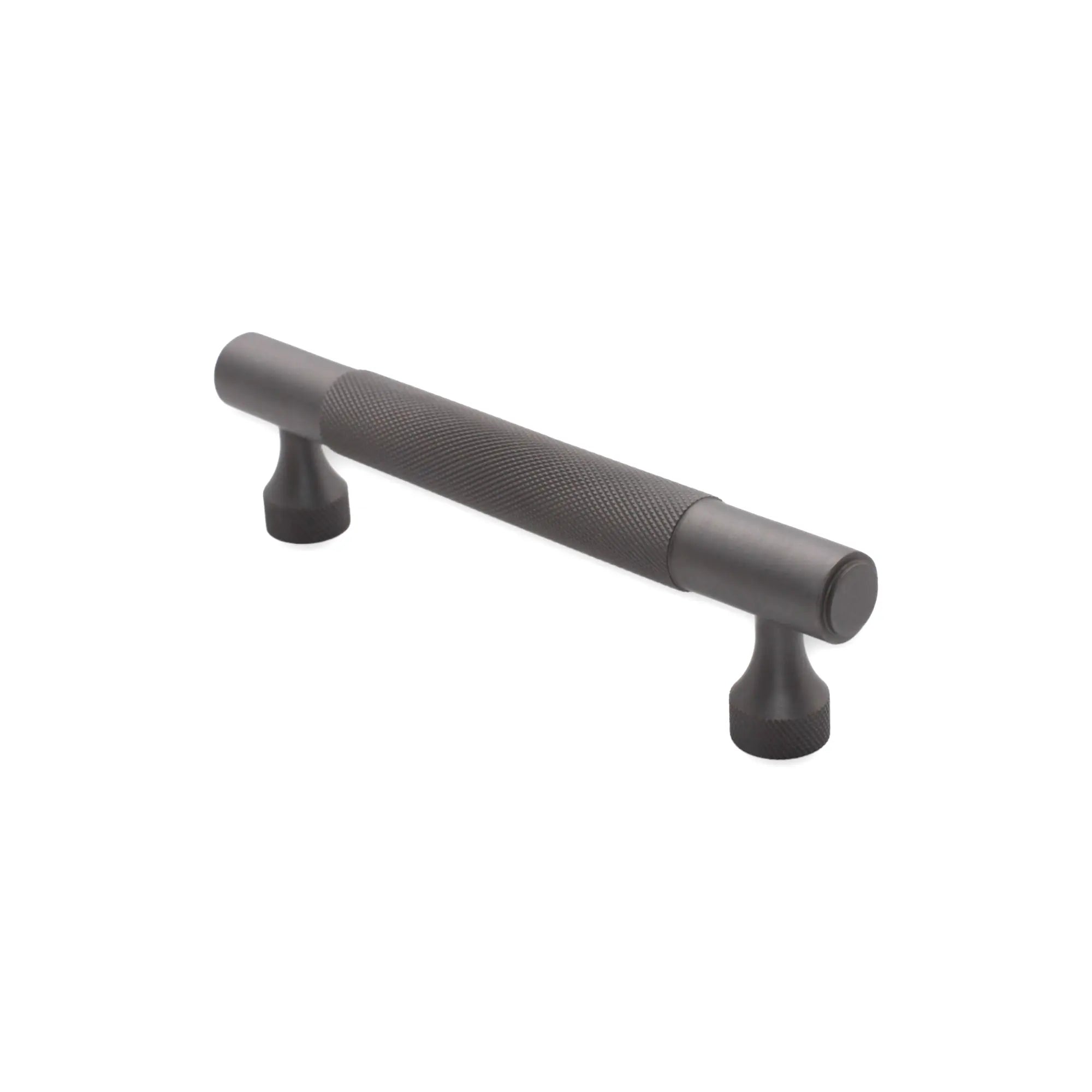 Knurled Bar Handles Medium Gunmetal Grey Spira