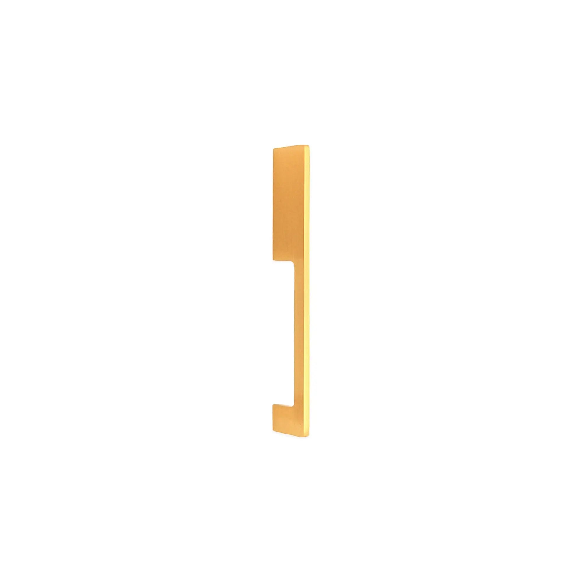 Sleek Bar Handles Satin Brass Small Spira