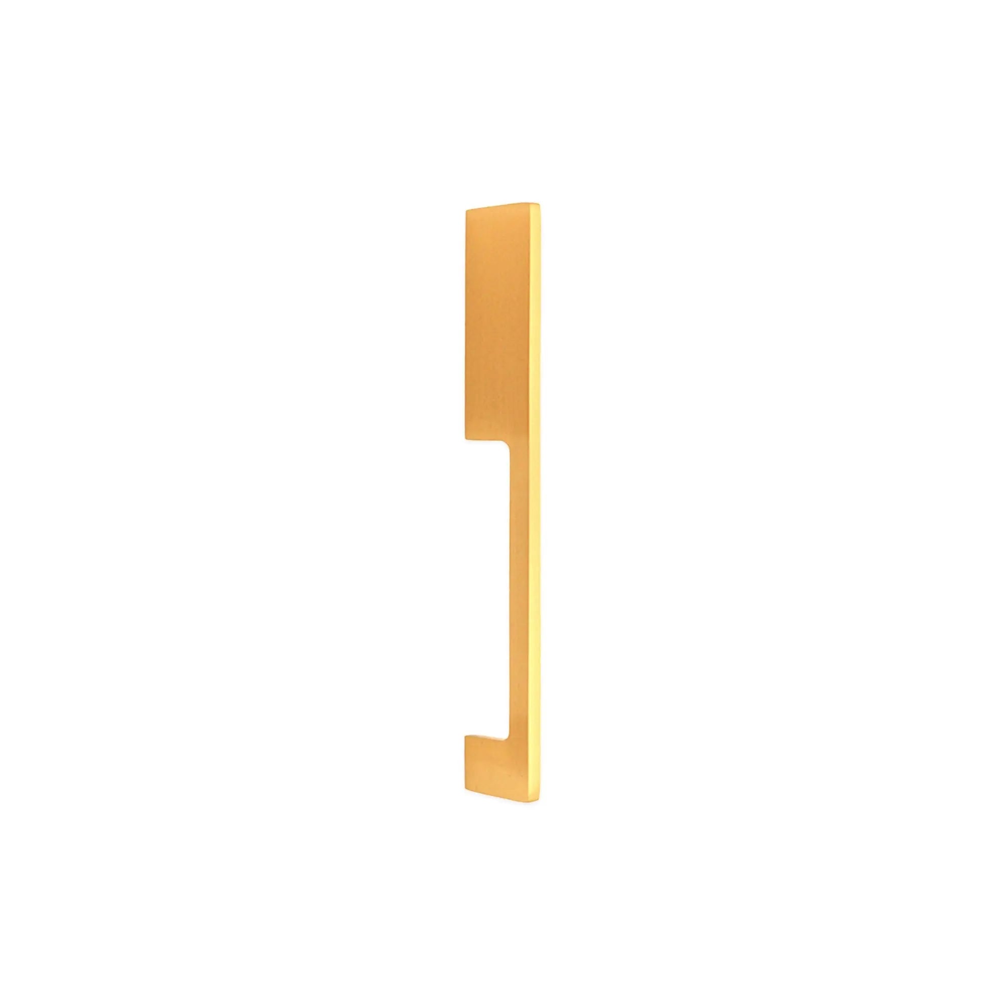 Sleek Bar Handles Satin Brass Medium Spira