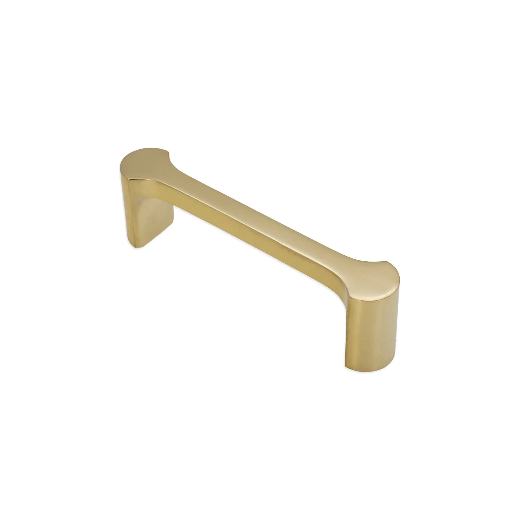 Tulip Pull Handle 115mm Polished Brass Spira