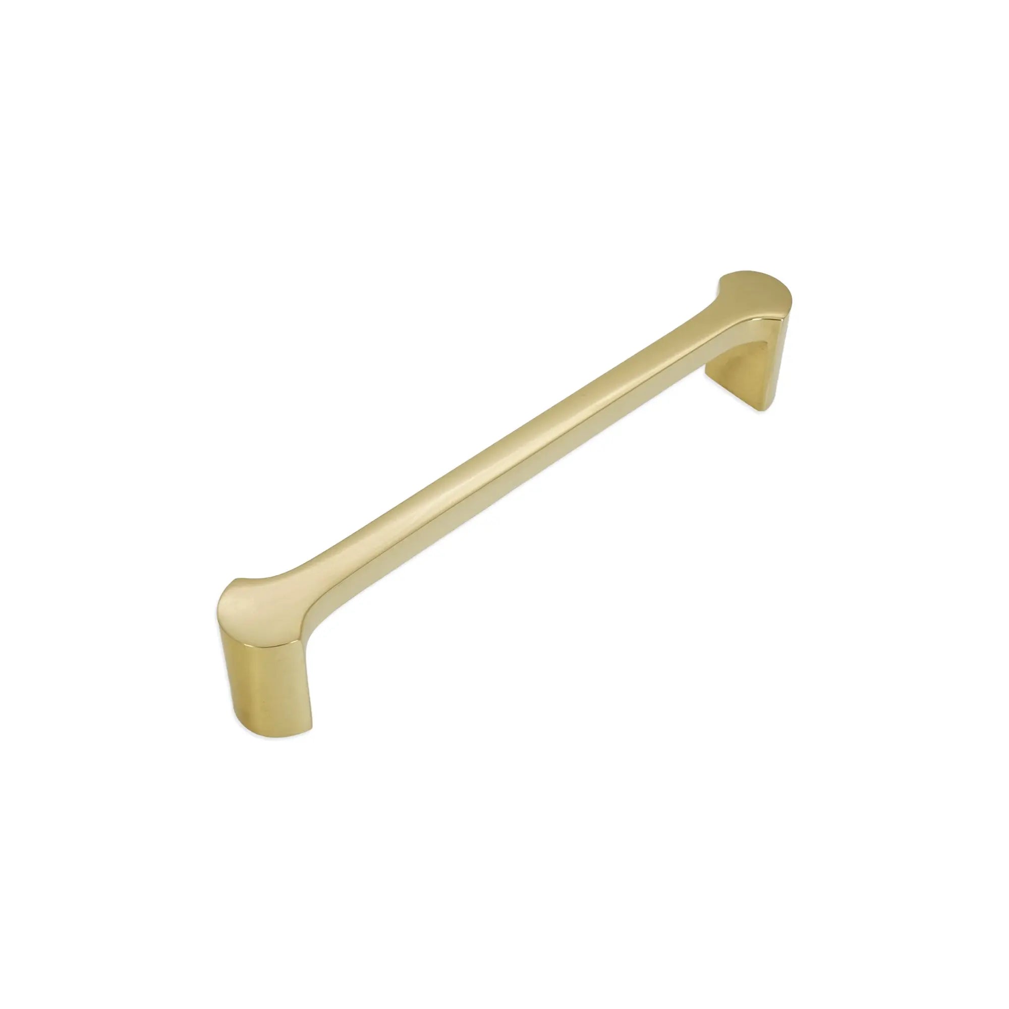 Tulip Pull Handle 165mm Polished Brass Spira