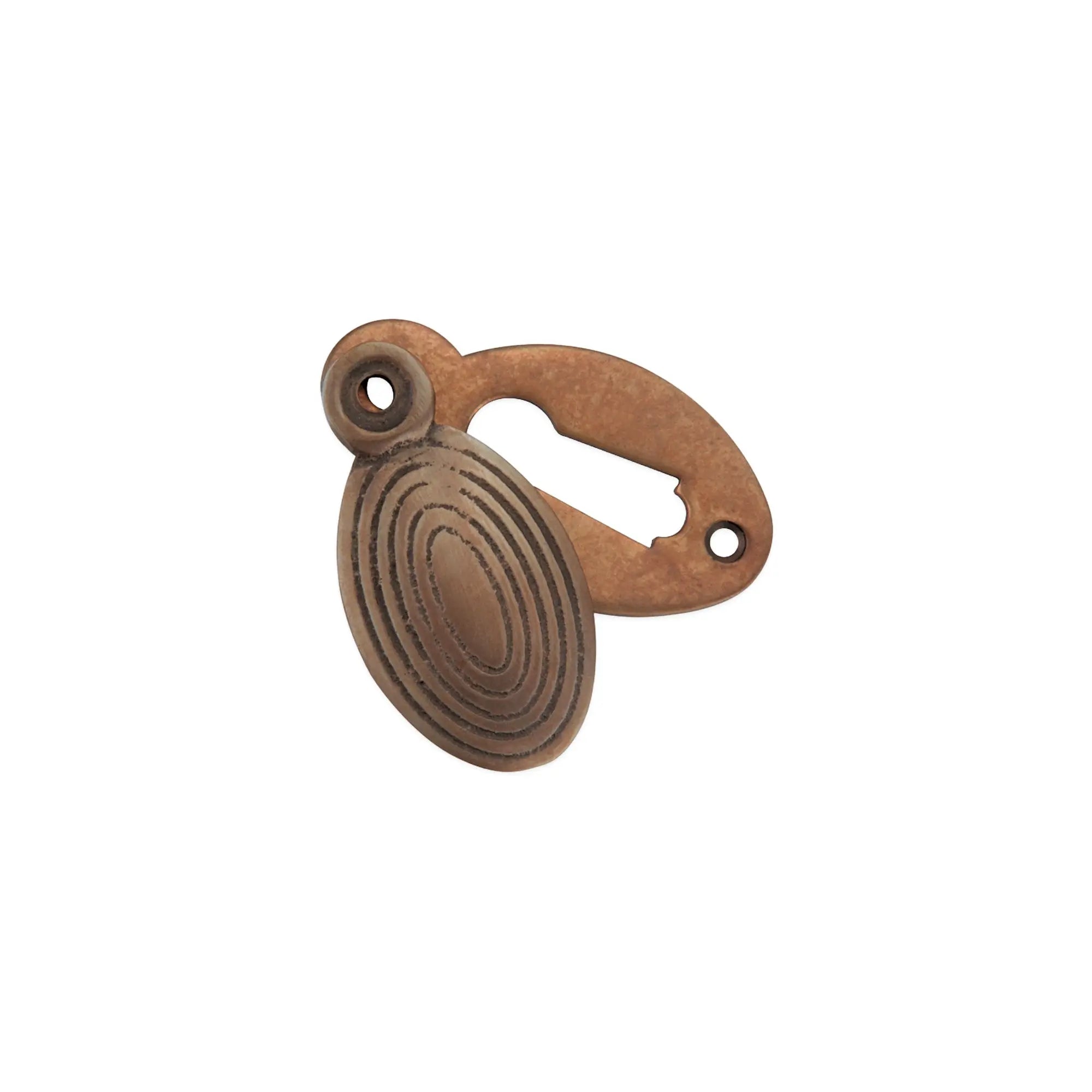 Oval Beehive Escutcheon Matt Antique Spira