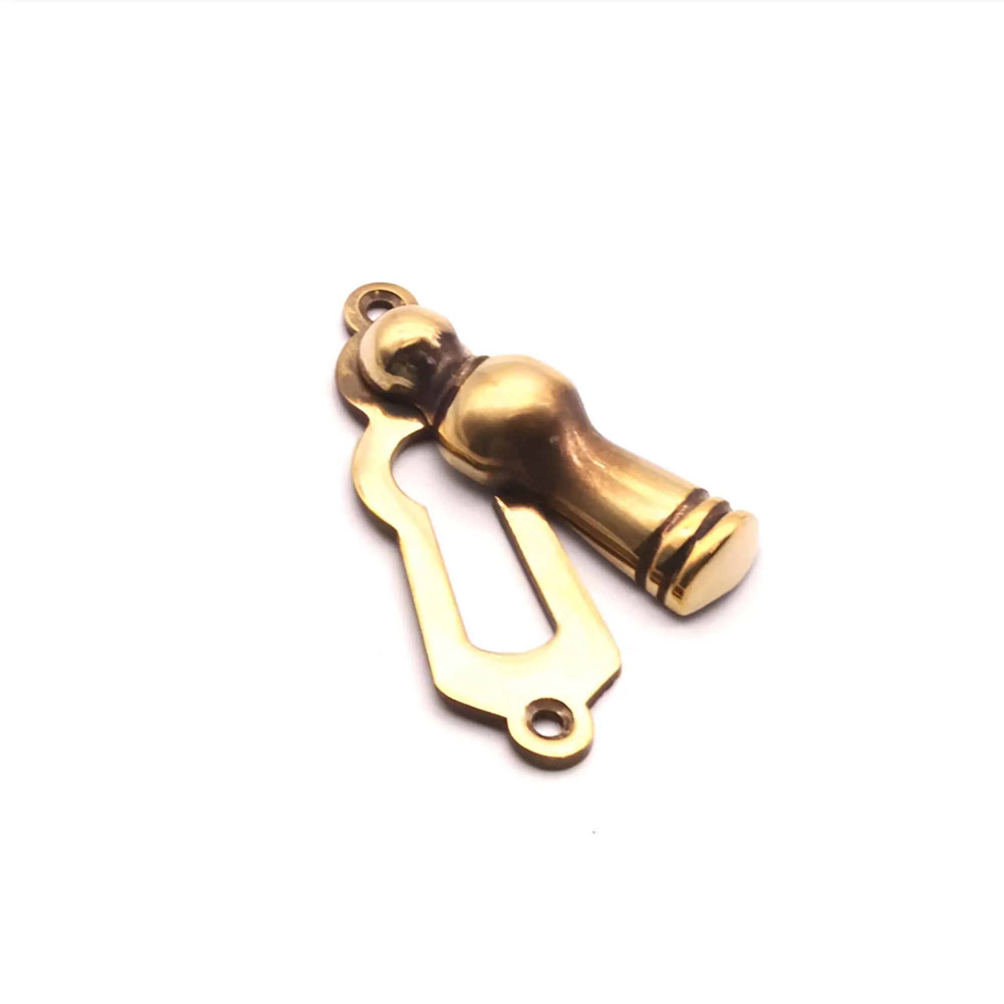 Lady Escutcheon Aged Brass Spira