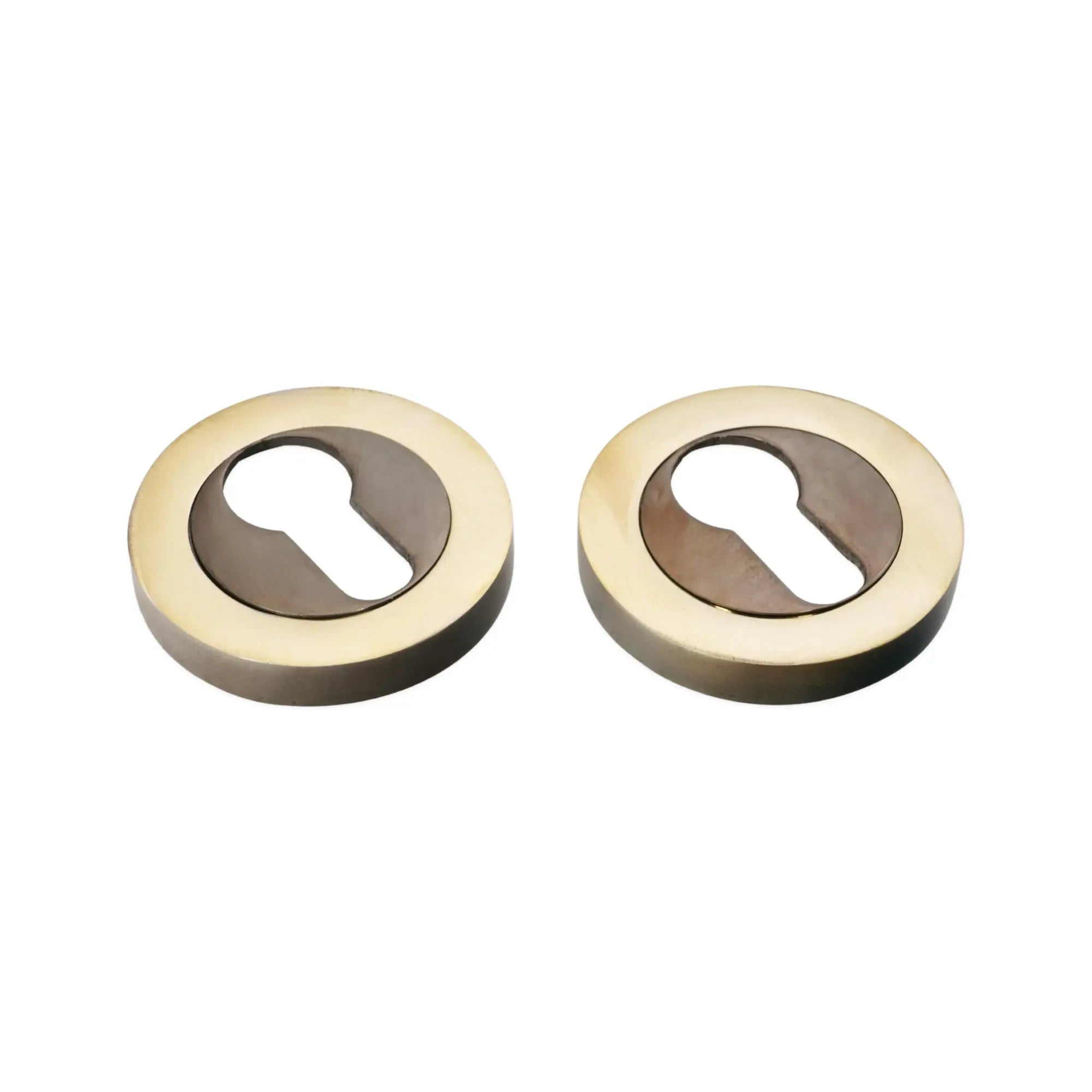 Euro Profile Escutcheon Aged Brass Spira