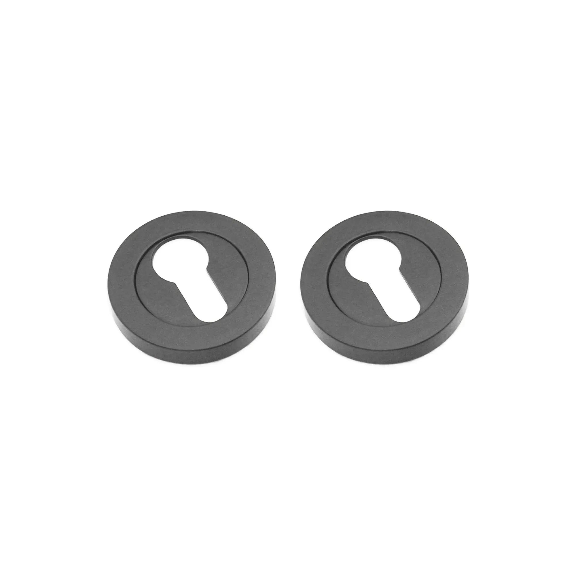 Euro Profile Escutcheon Matt Black Spira