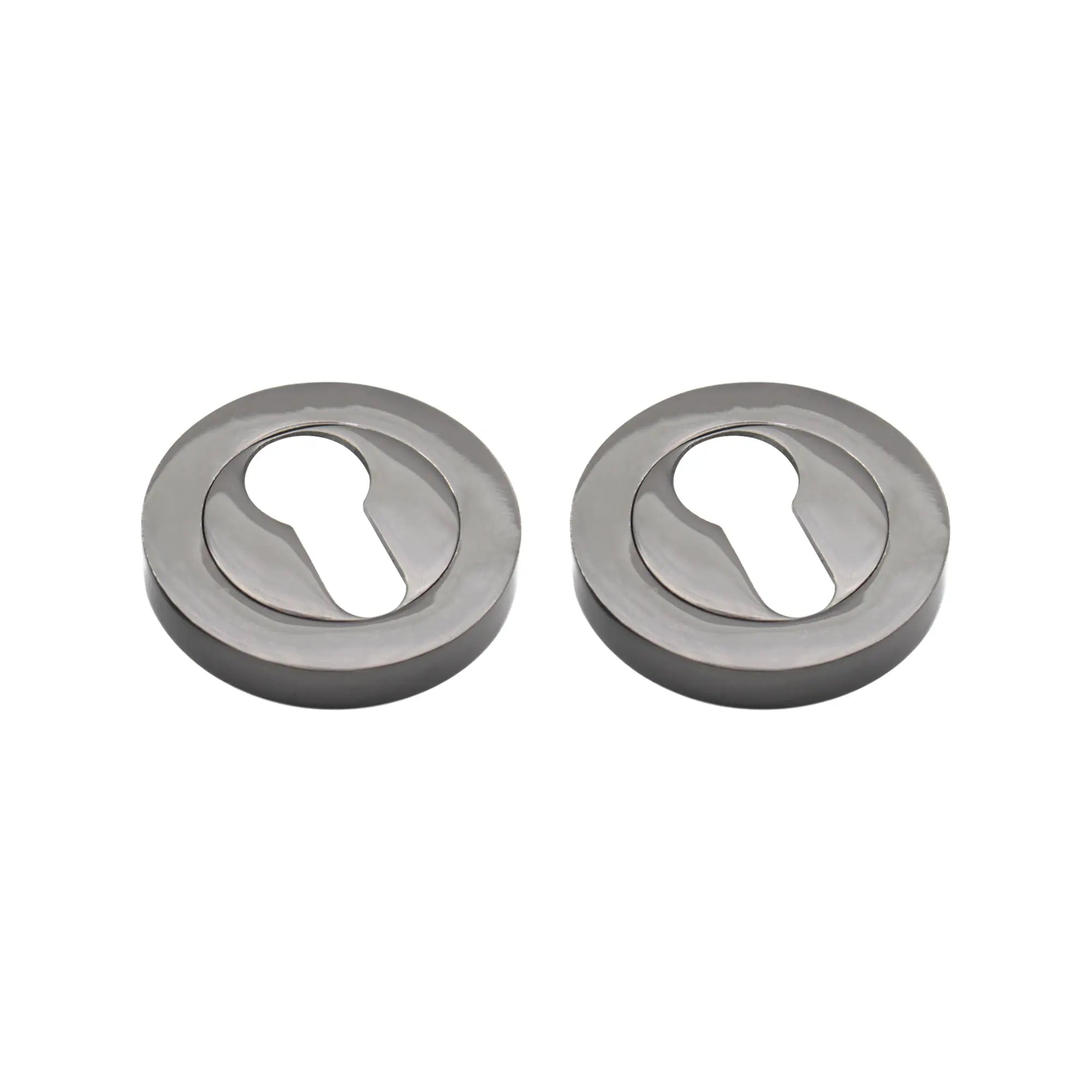 Euro Profile Escutcheon Black Nickel Spira