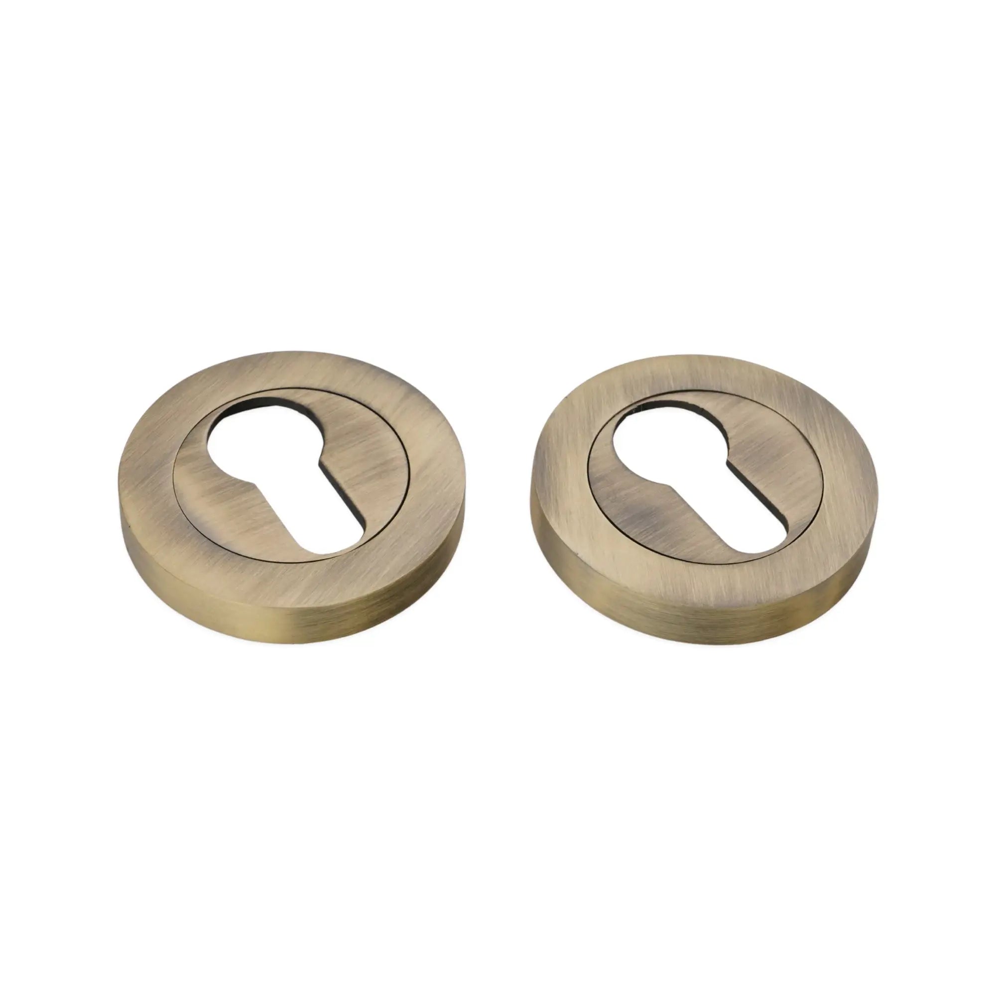 Euro Profile Escutcheon Matt Antique Spira