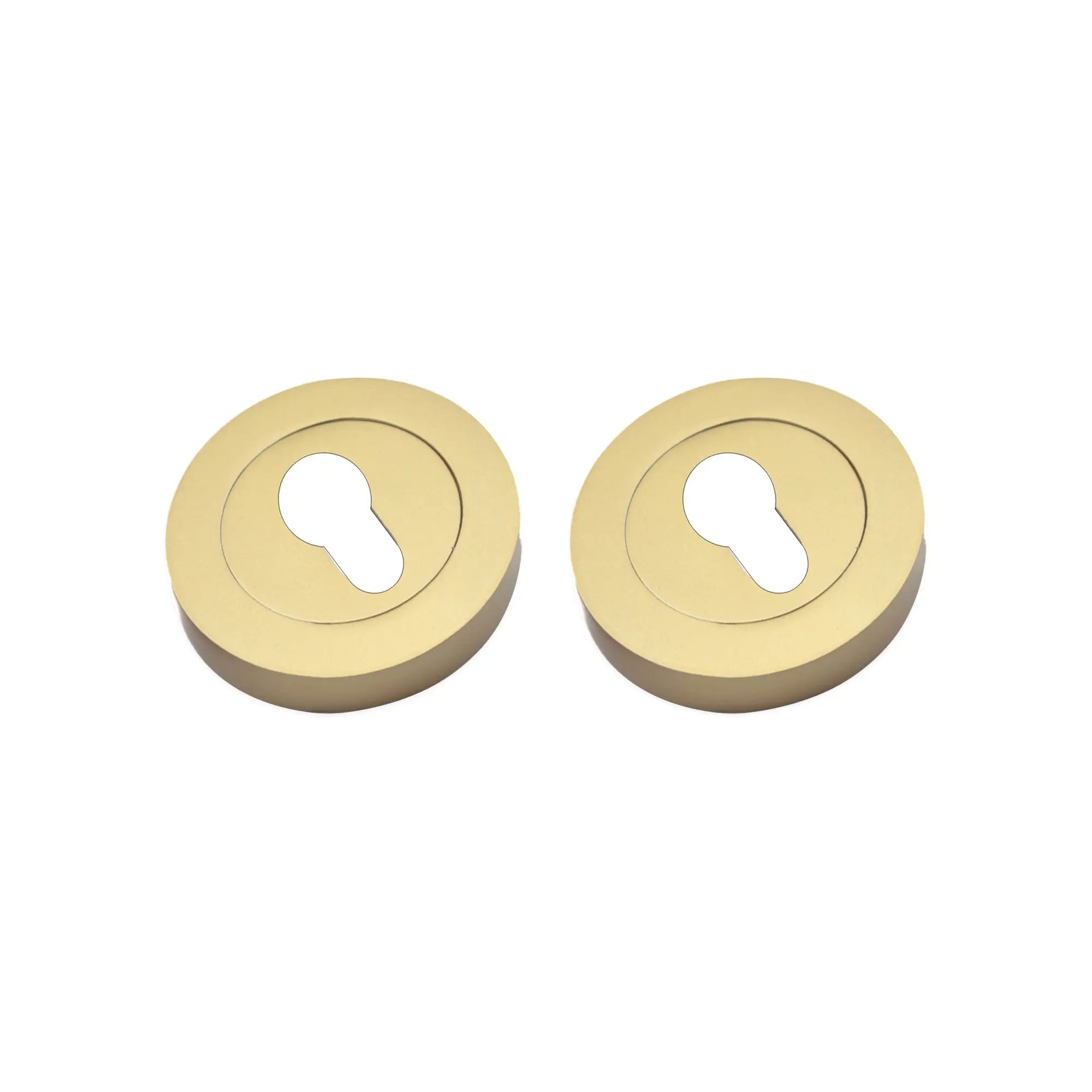Euro Profile Escutcheon Satin Brass Spira