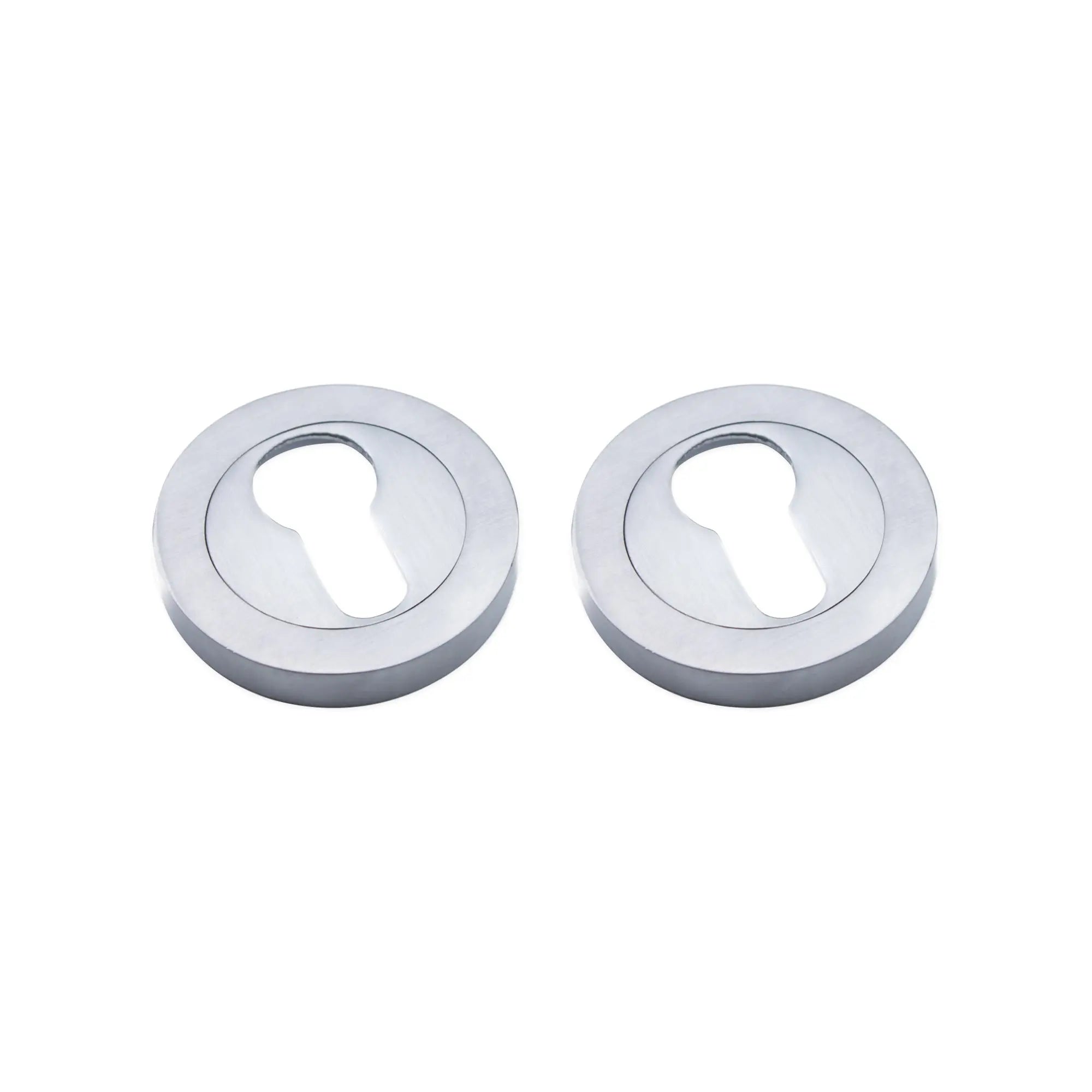 Euro Profile Escutcheon Satin Chrome Spira