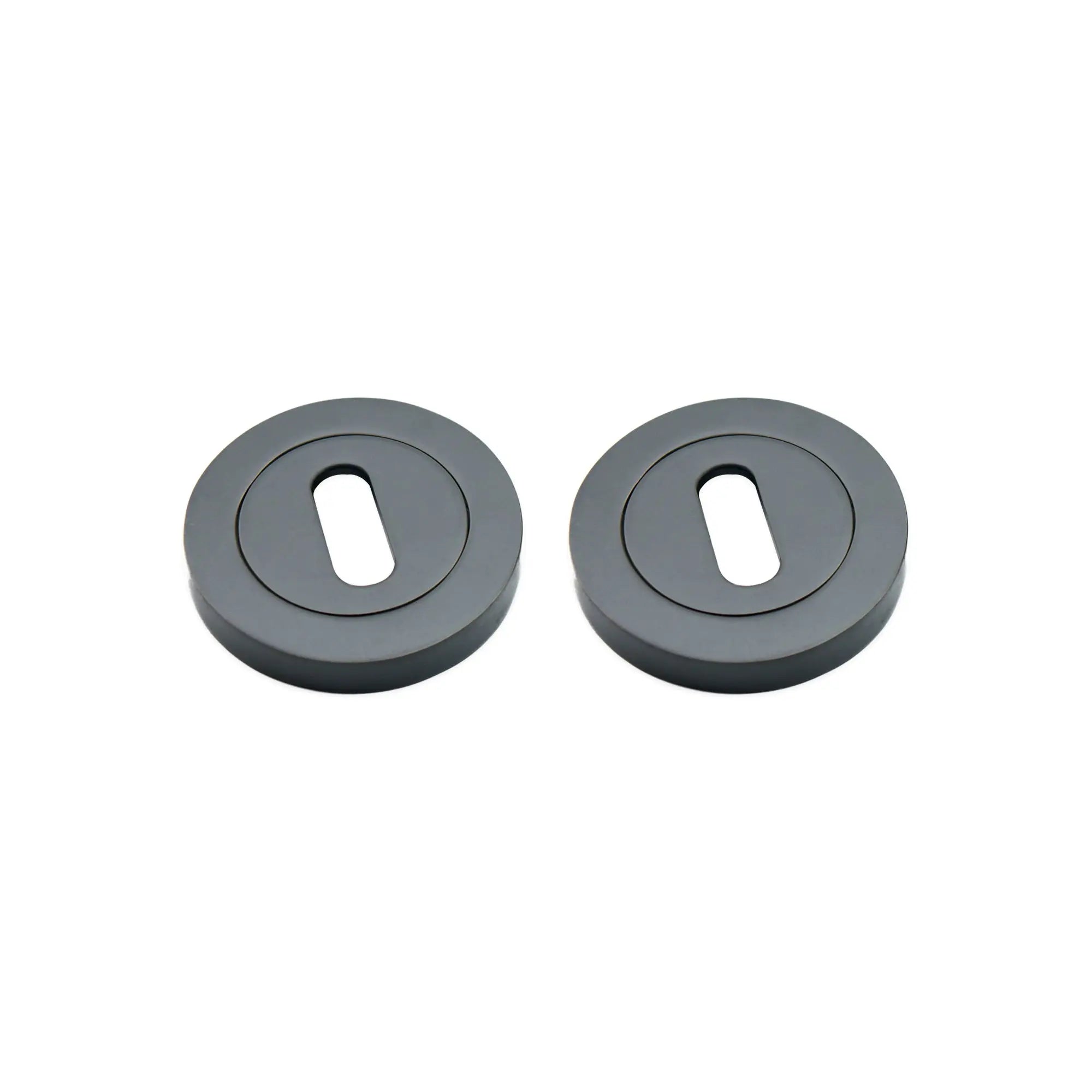 Oval Standard Escutcheon Gunmetal Grey Spira