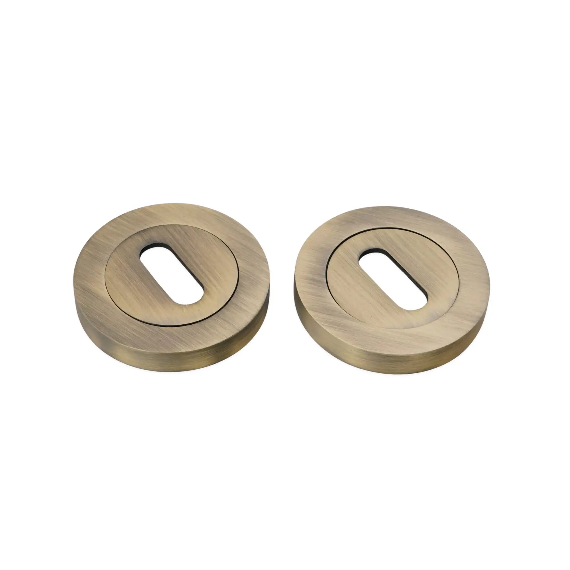 Oval Standard Escutcheon Matt Antique Spira