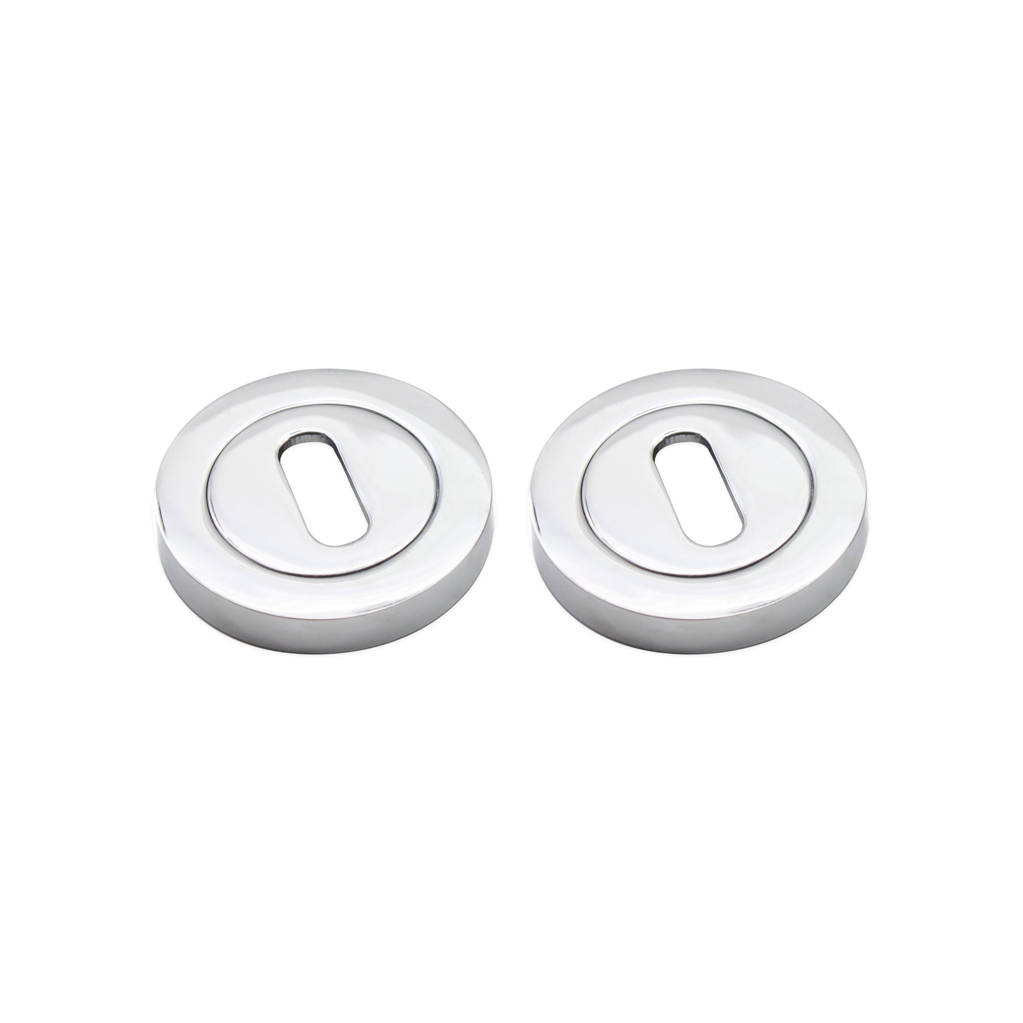 Oval Standard Escutcheon Polished Chrome