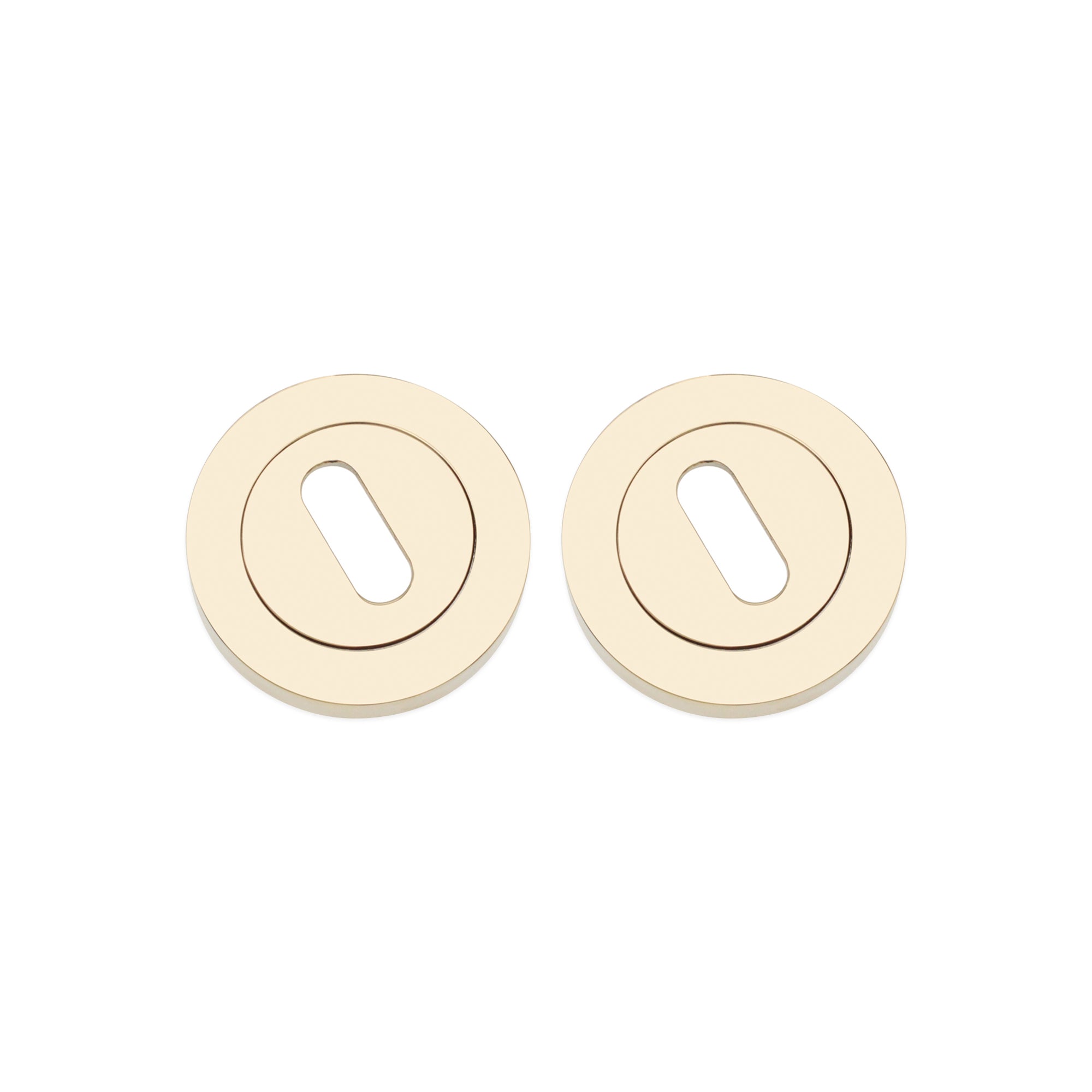 Oval Standard Escutcheon PVD Brass