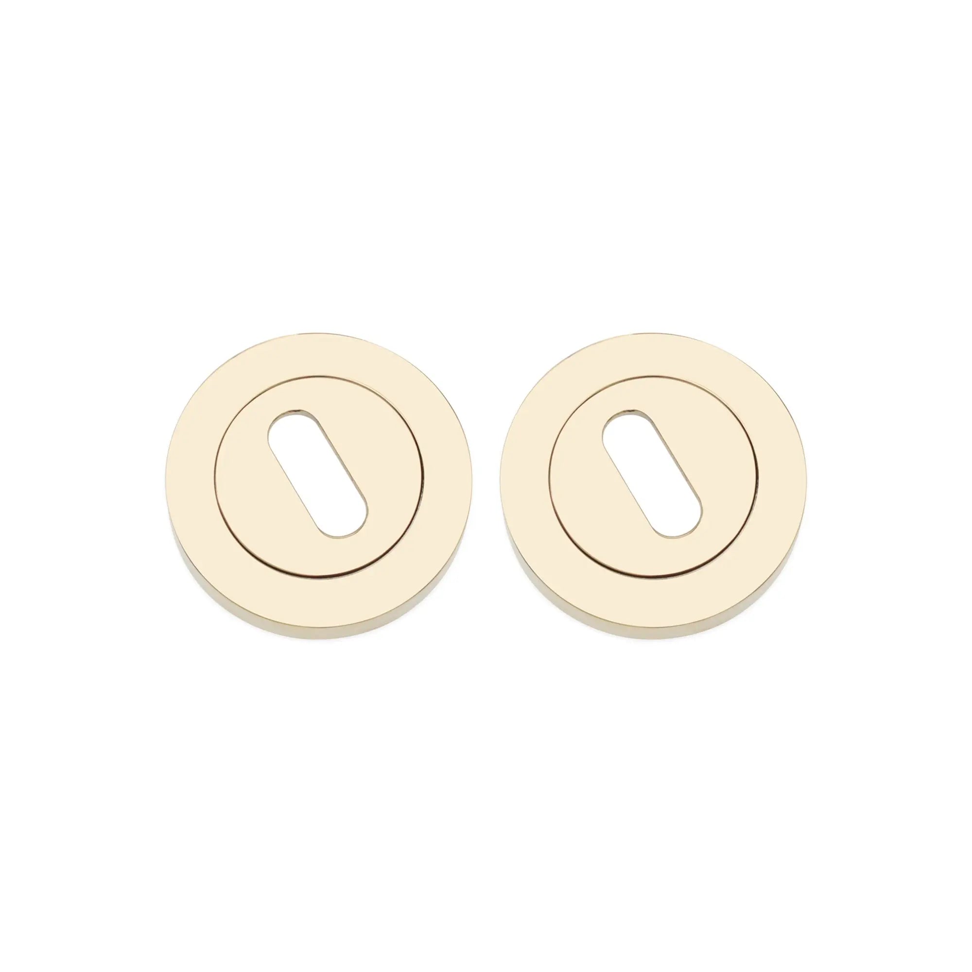 Oval Standard Escutcheon PVD Brass Spira
