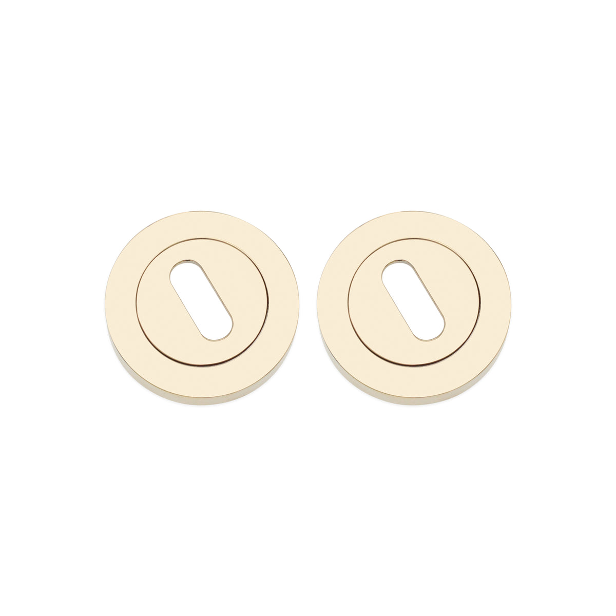 Oval Standard Escutcheon PVD Brass