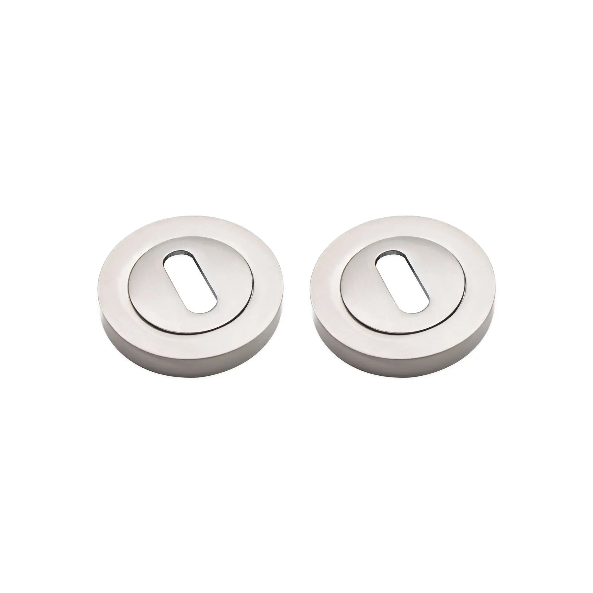 Oval Standard Escutcheon Satin Nickel Spira