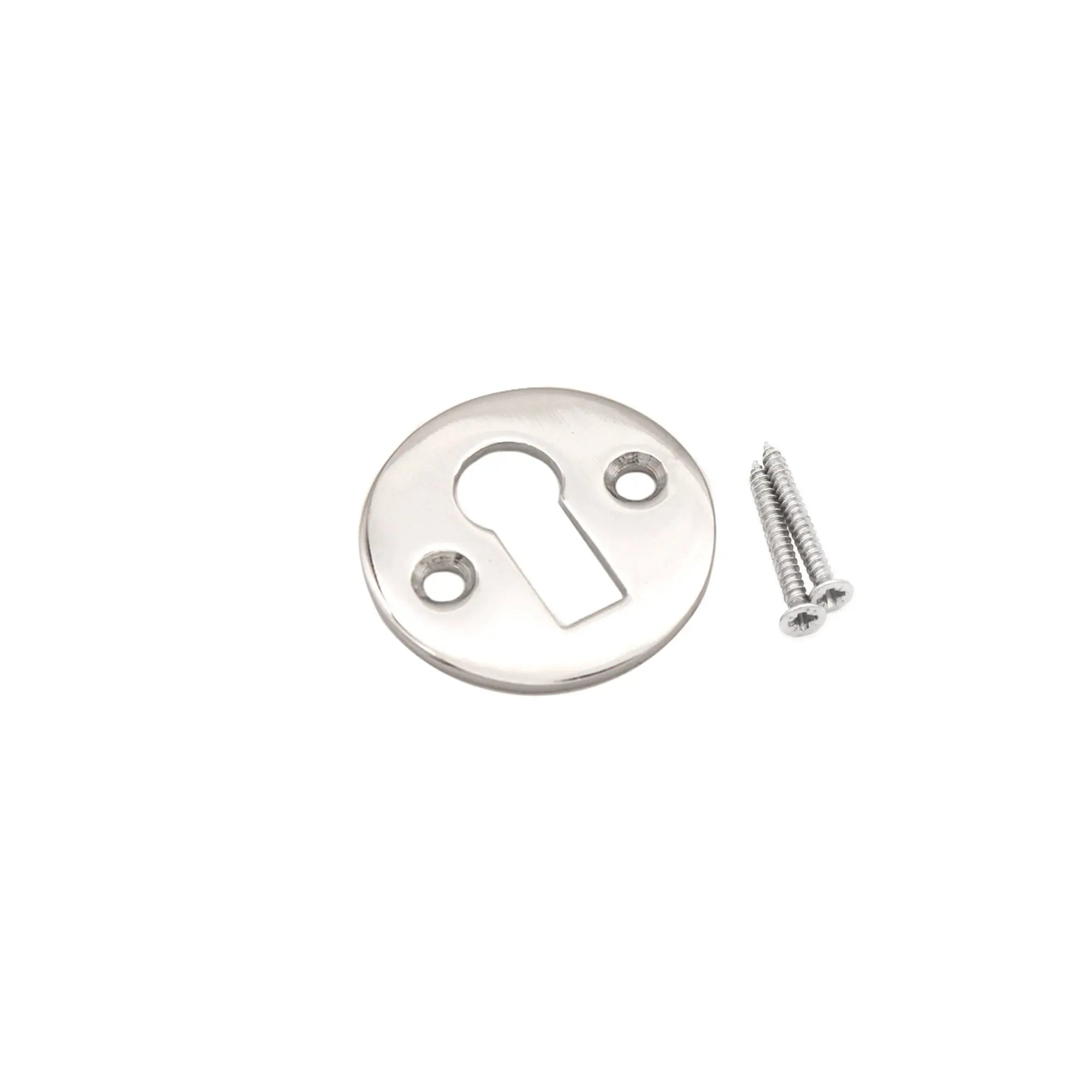Victorian Key hole Open Polished Chrome Spira