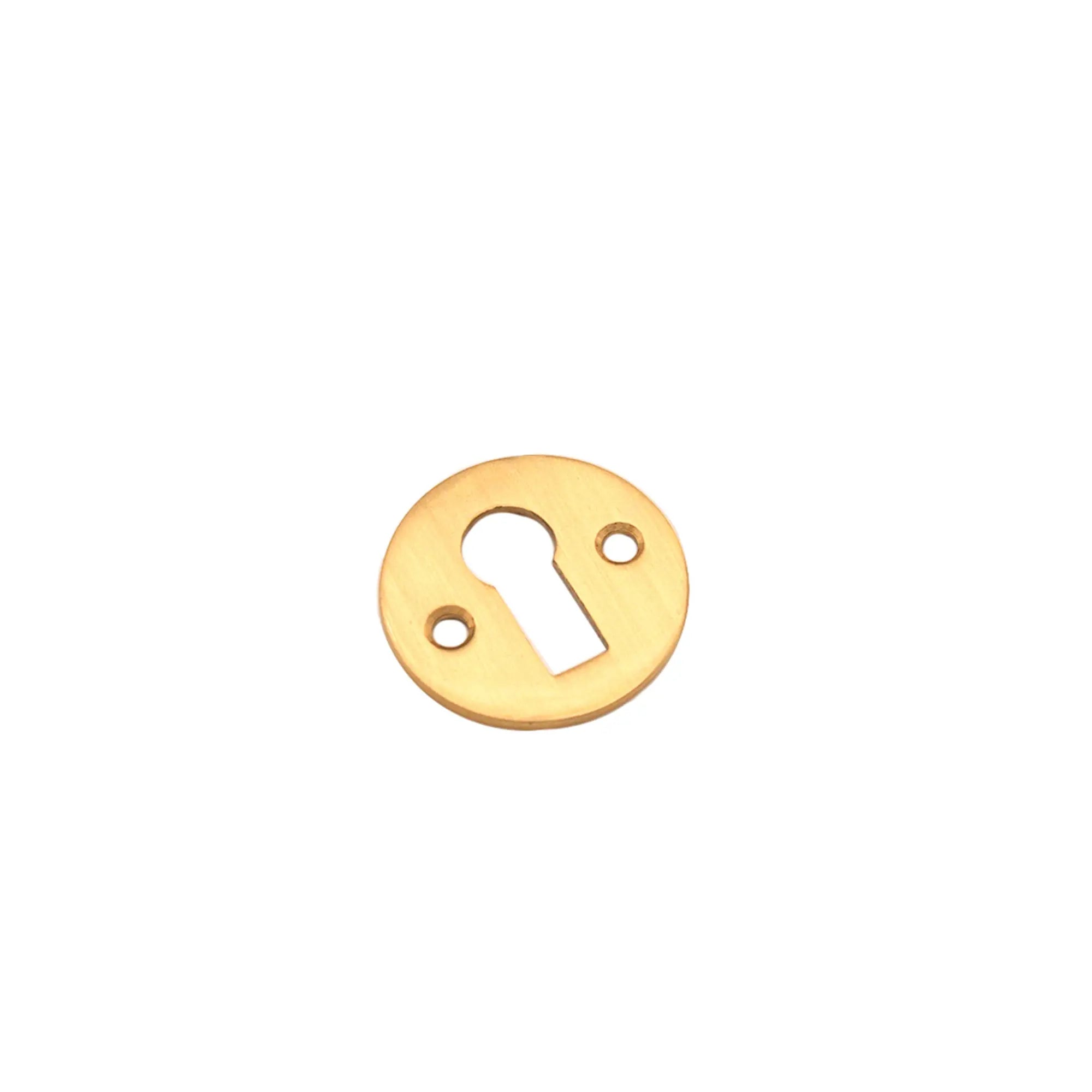 Victorian Key hole Open Satin Brass Spira