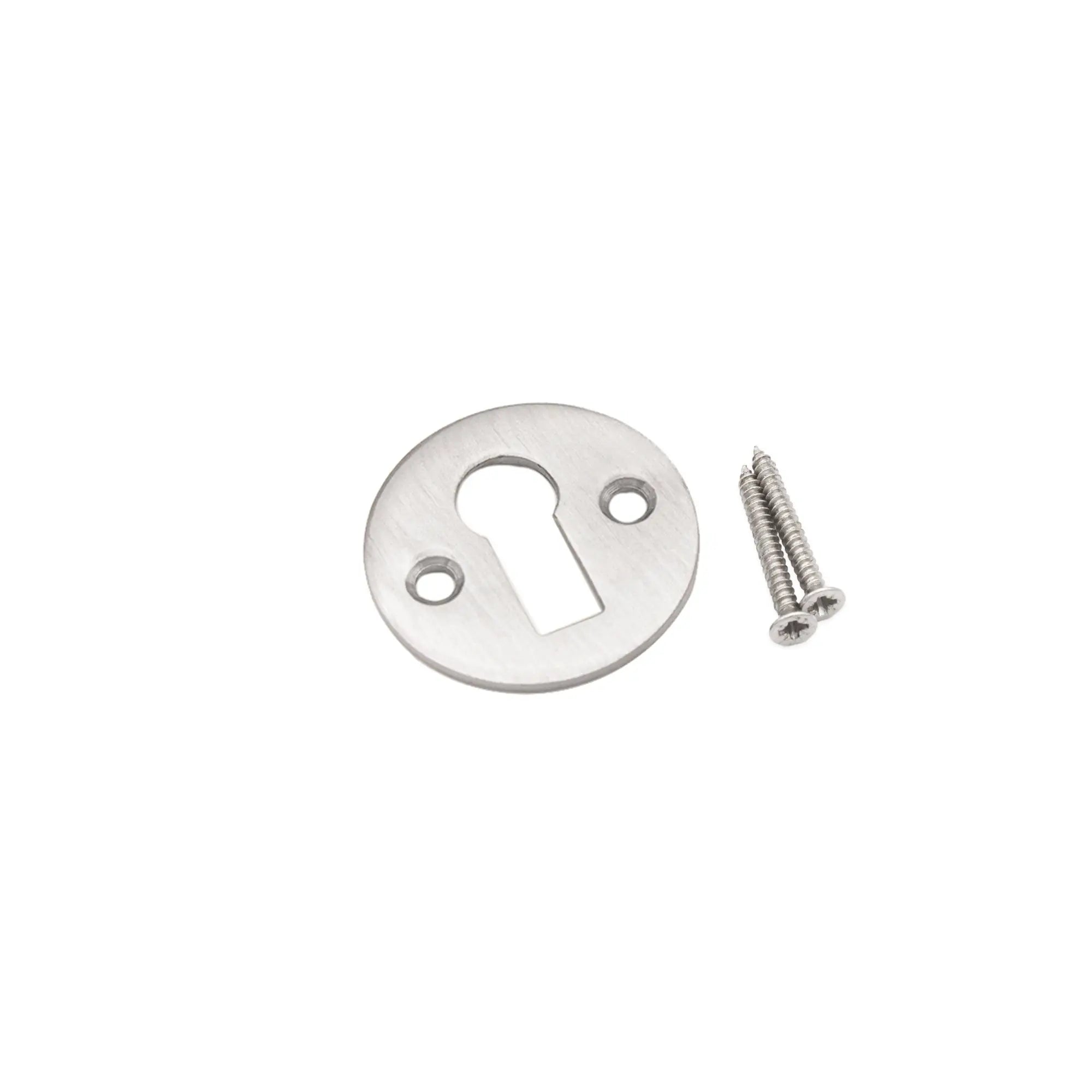 Victorian Key hole Open Satin Chrome Spira