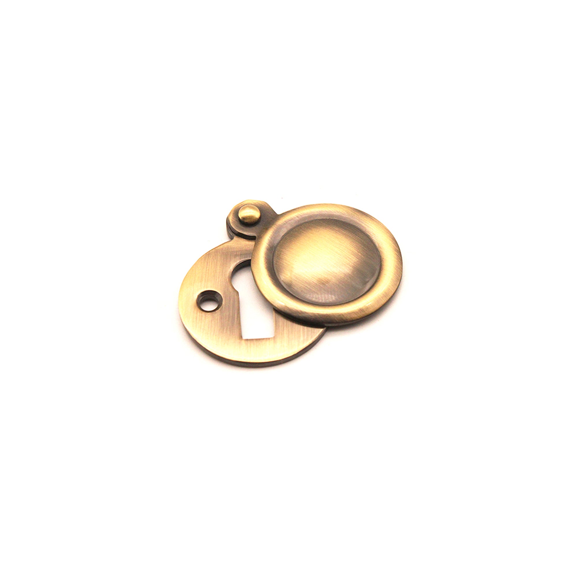 Victorian Key hole Covered Antique Brass