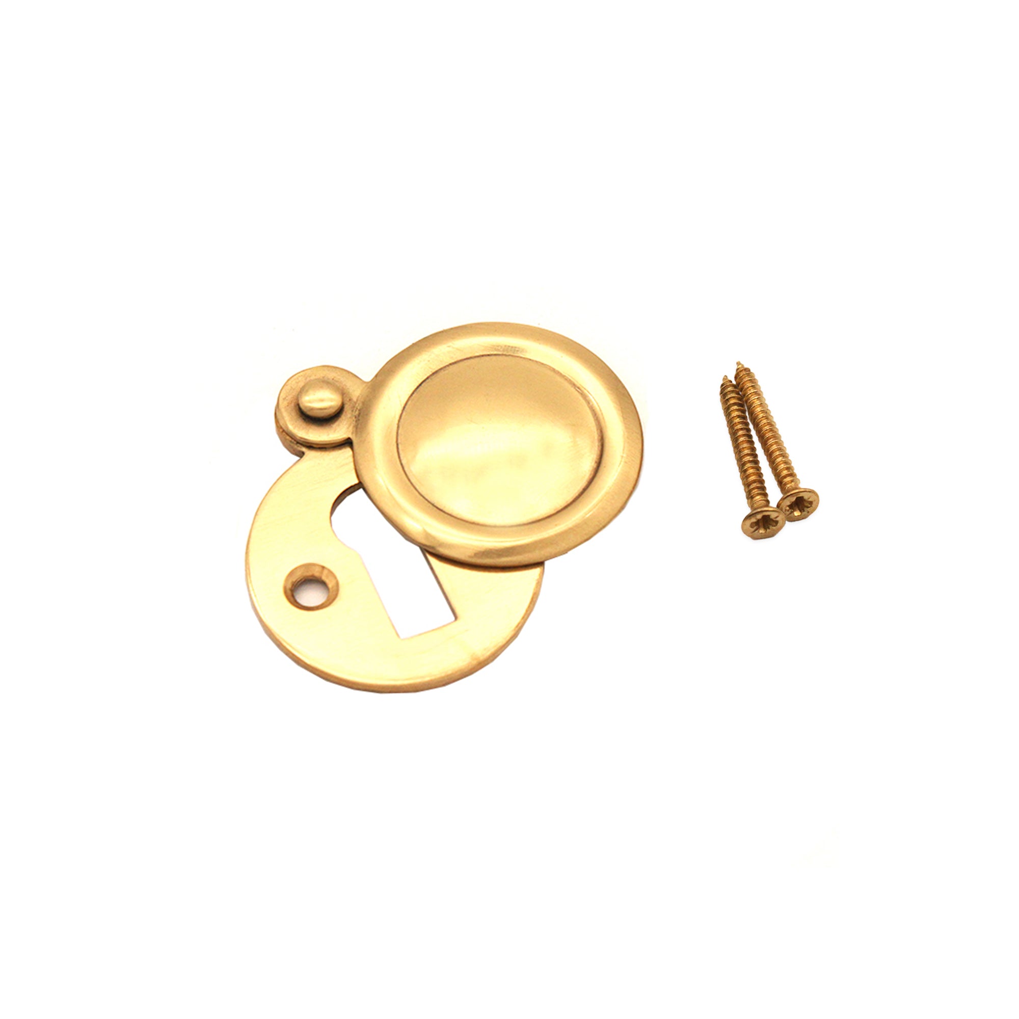 Victorian Key hole Covered Polished Brass