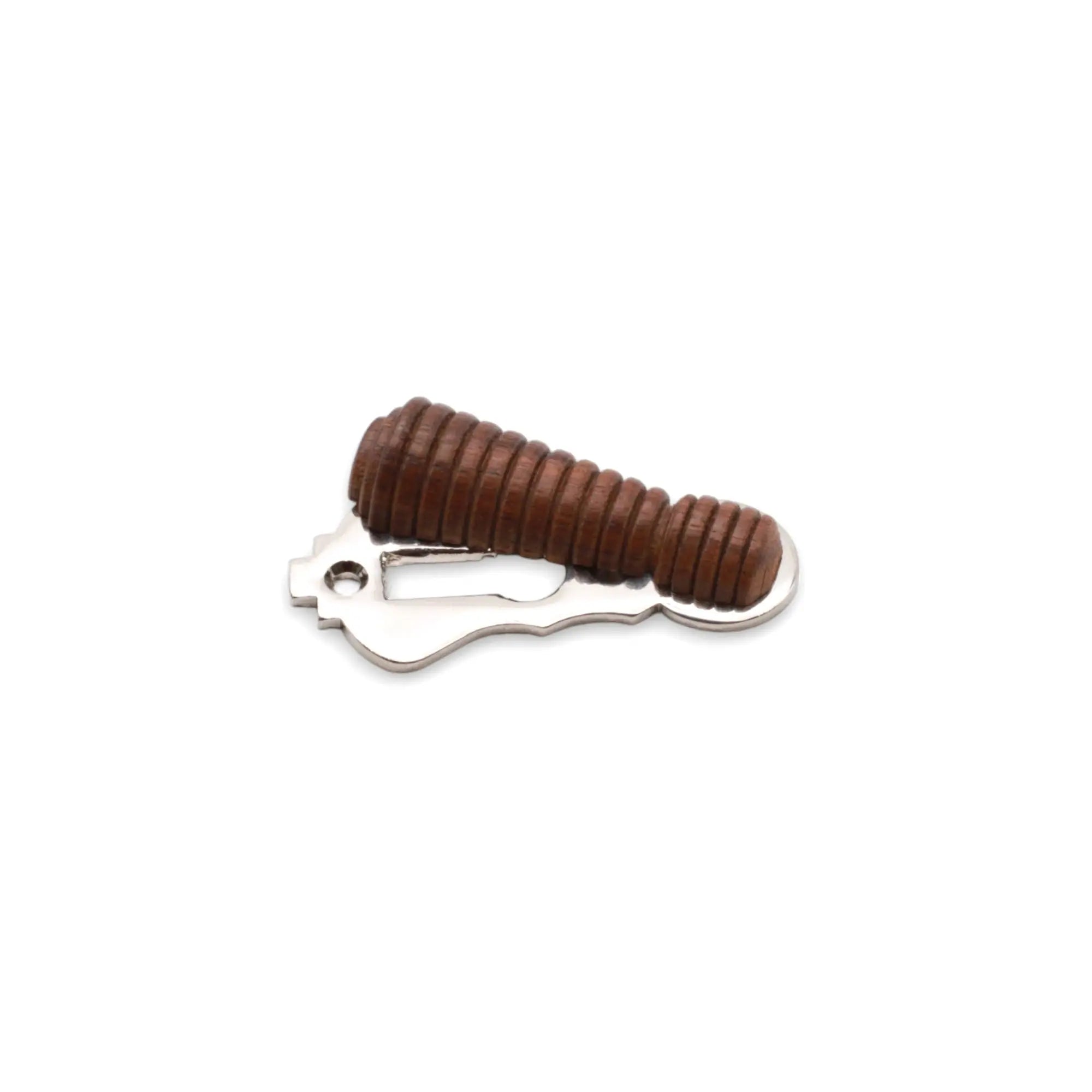 Rosewood Beehive Escutcheon Polished Nickel Spira