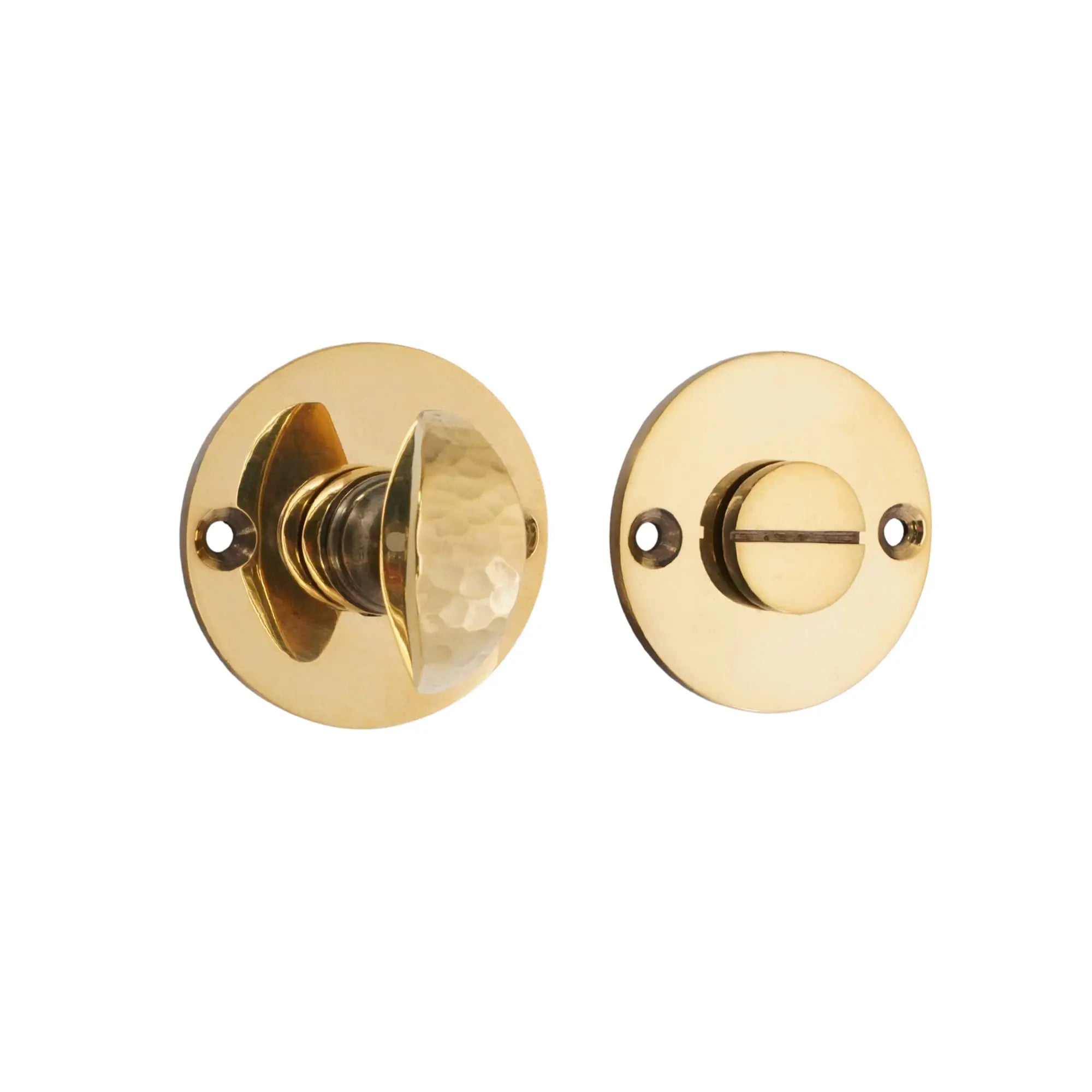 Hammered Lady Turn & Release Aged Brass Spira
