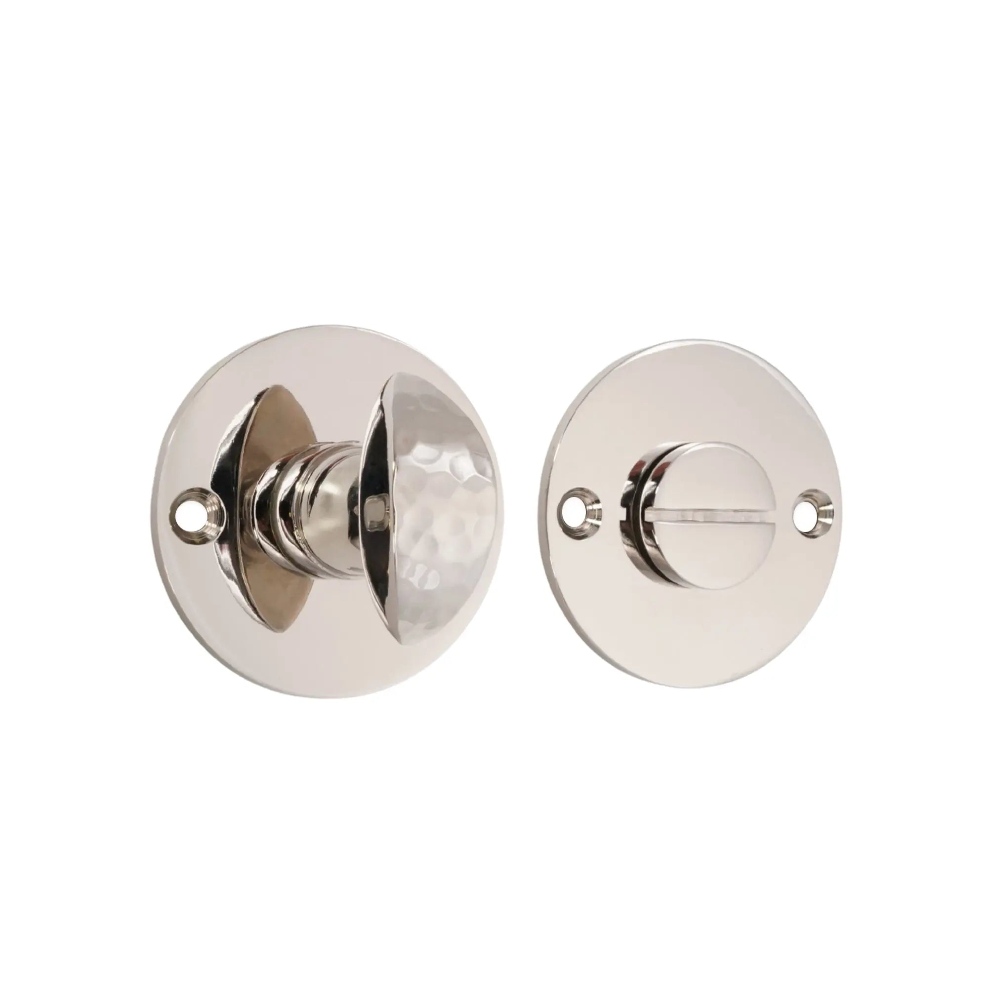 Hammered Lady Turn & Release Polished Nickel Spira