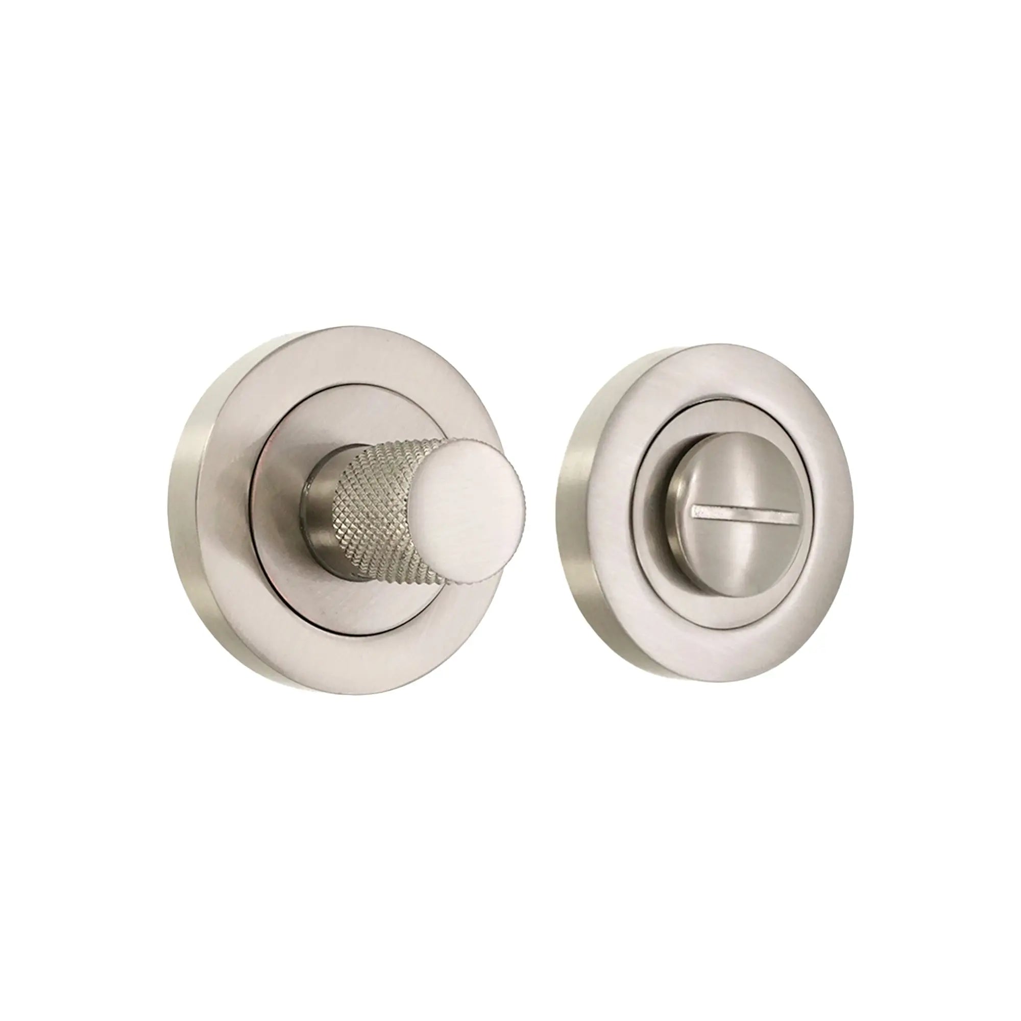 Connaught Knurled Turn & Release Satin Nickel Spira