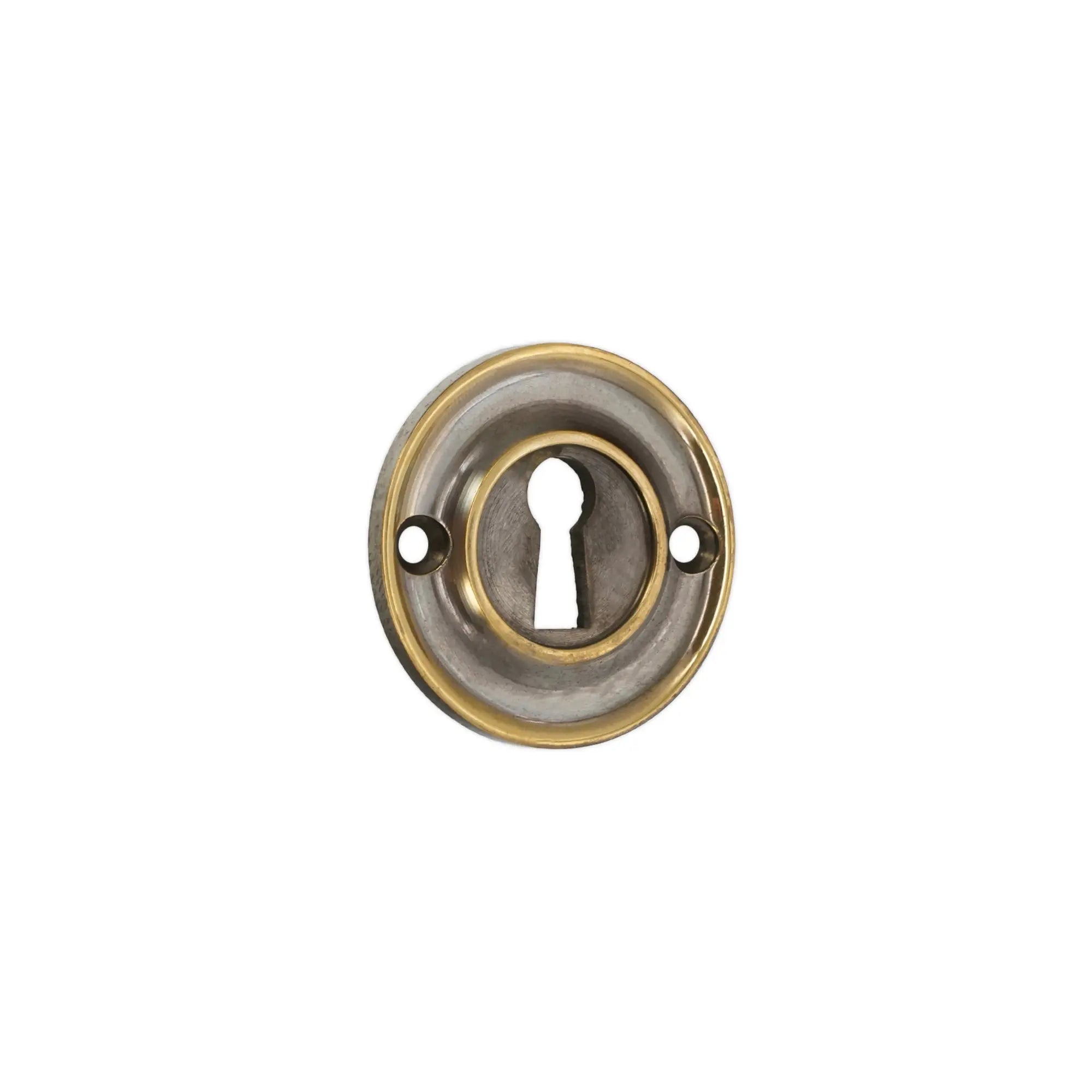 Slimline Standard Escutcheon Aged Brass Spira