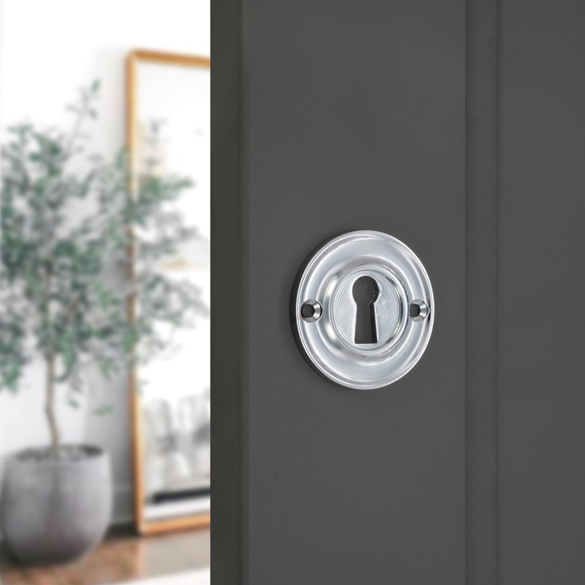Slimline Standard Escutcheon Polished Chrome
