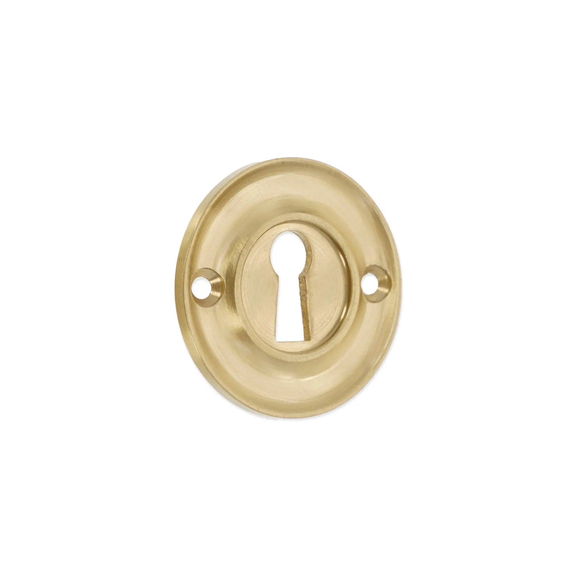 Slimline Standard Escutcheon Satin Brass Spira
