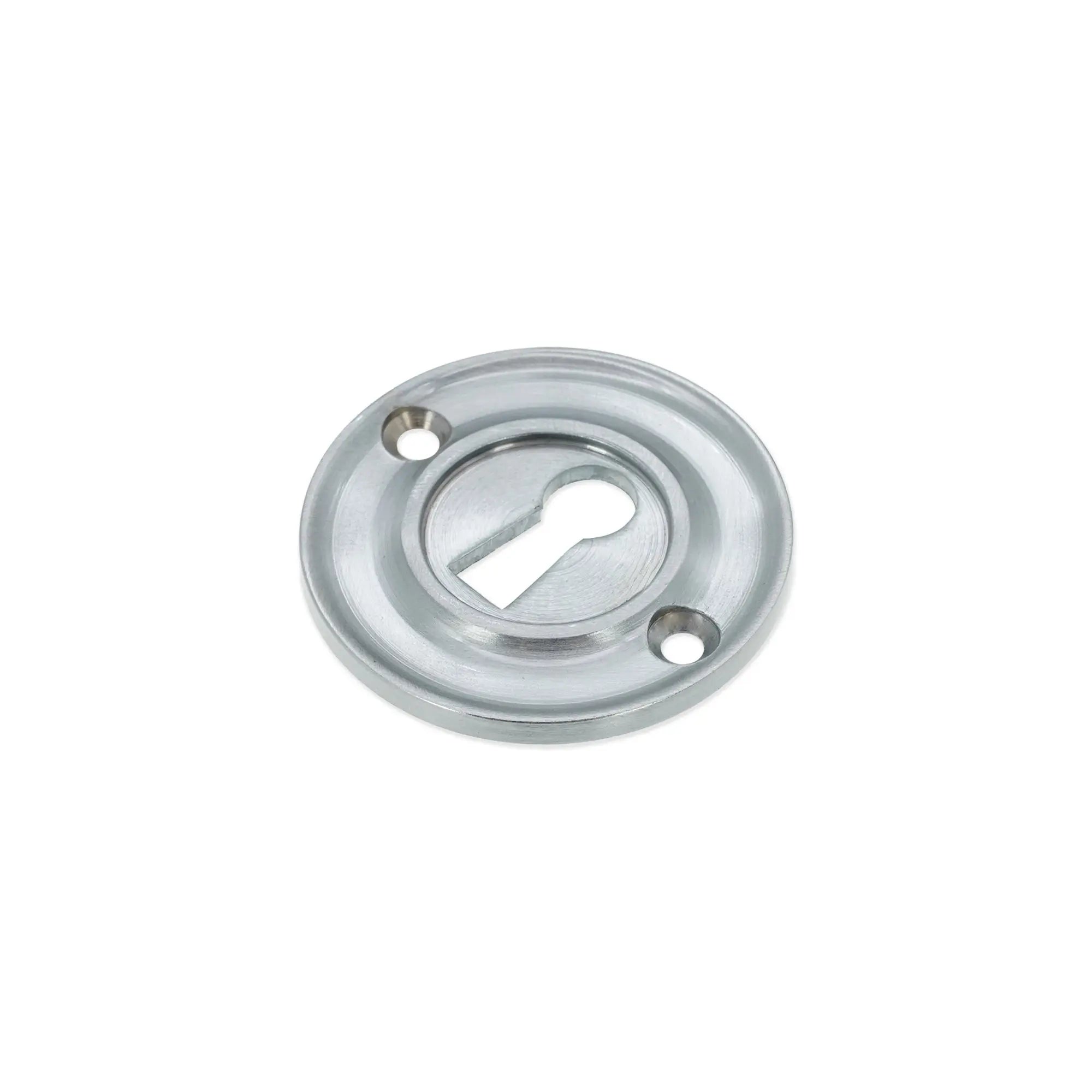Slimline Standard Escutcheon Satin Chrome Spira