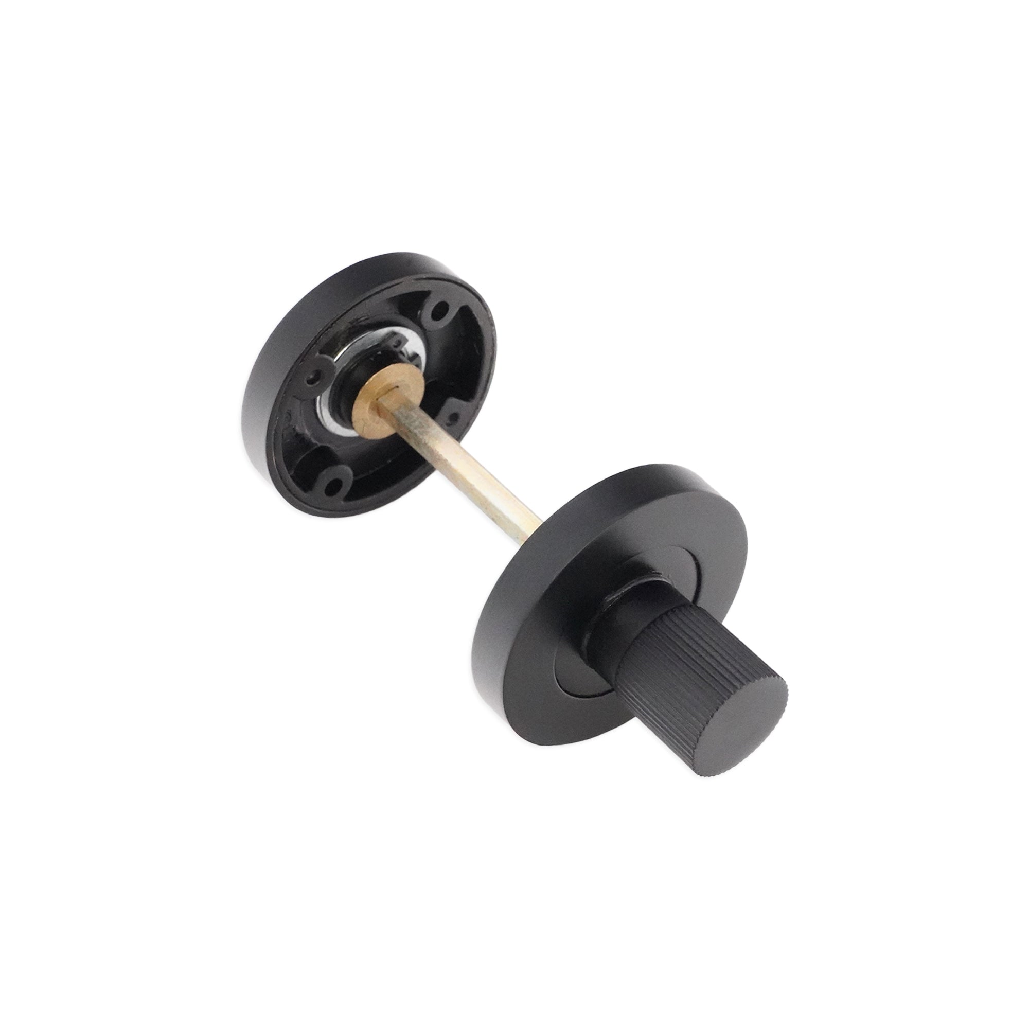 Linear Knurlmond Thumb Turn & Release Matt Black