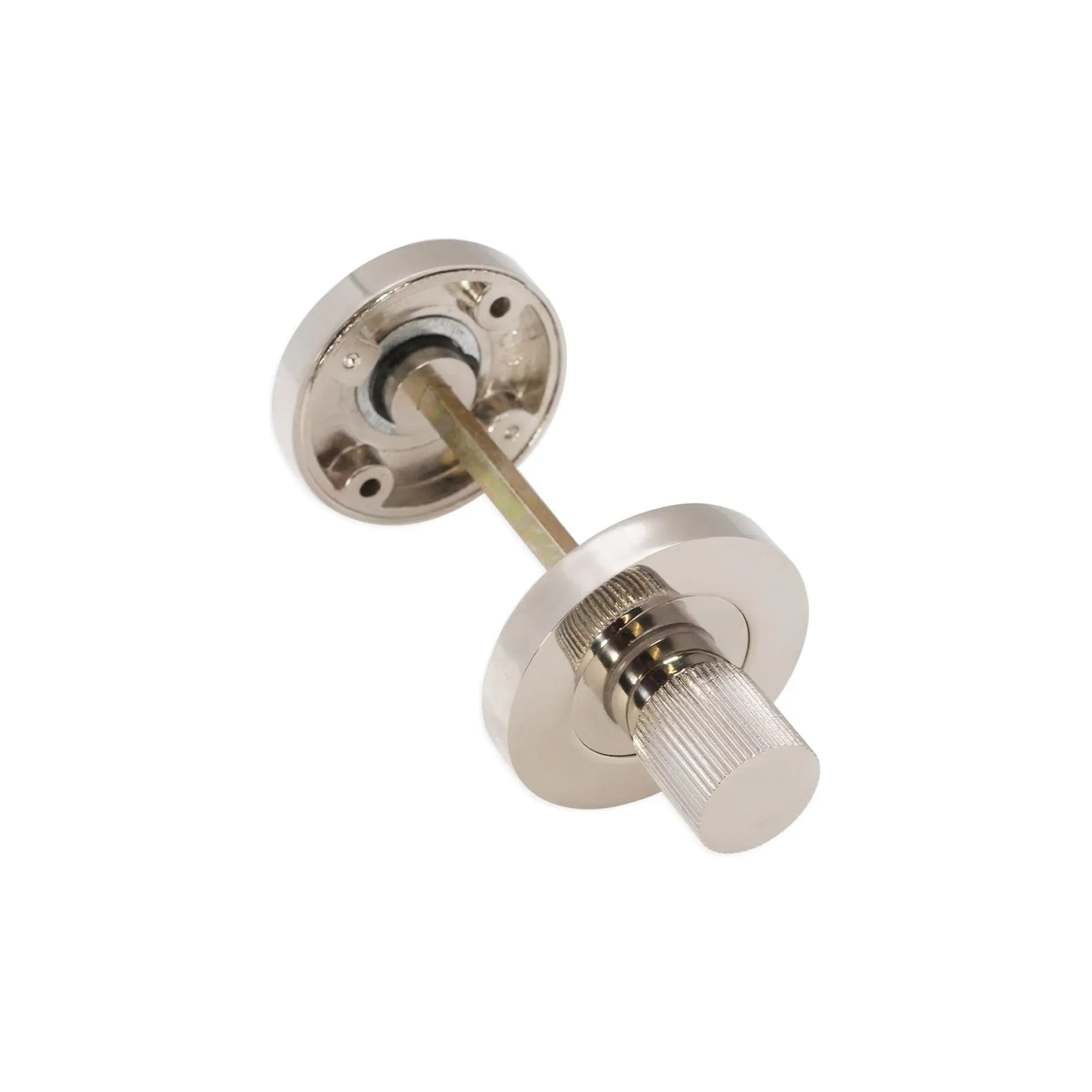 Linear Knurlmond Thumb Turn & Release Polished Nickel Spira