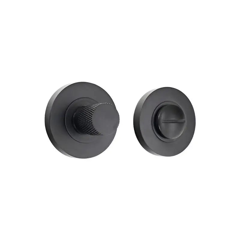 Jewel Knurlmond Thumb Turn & Release Matt Black Spira