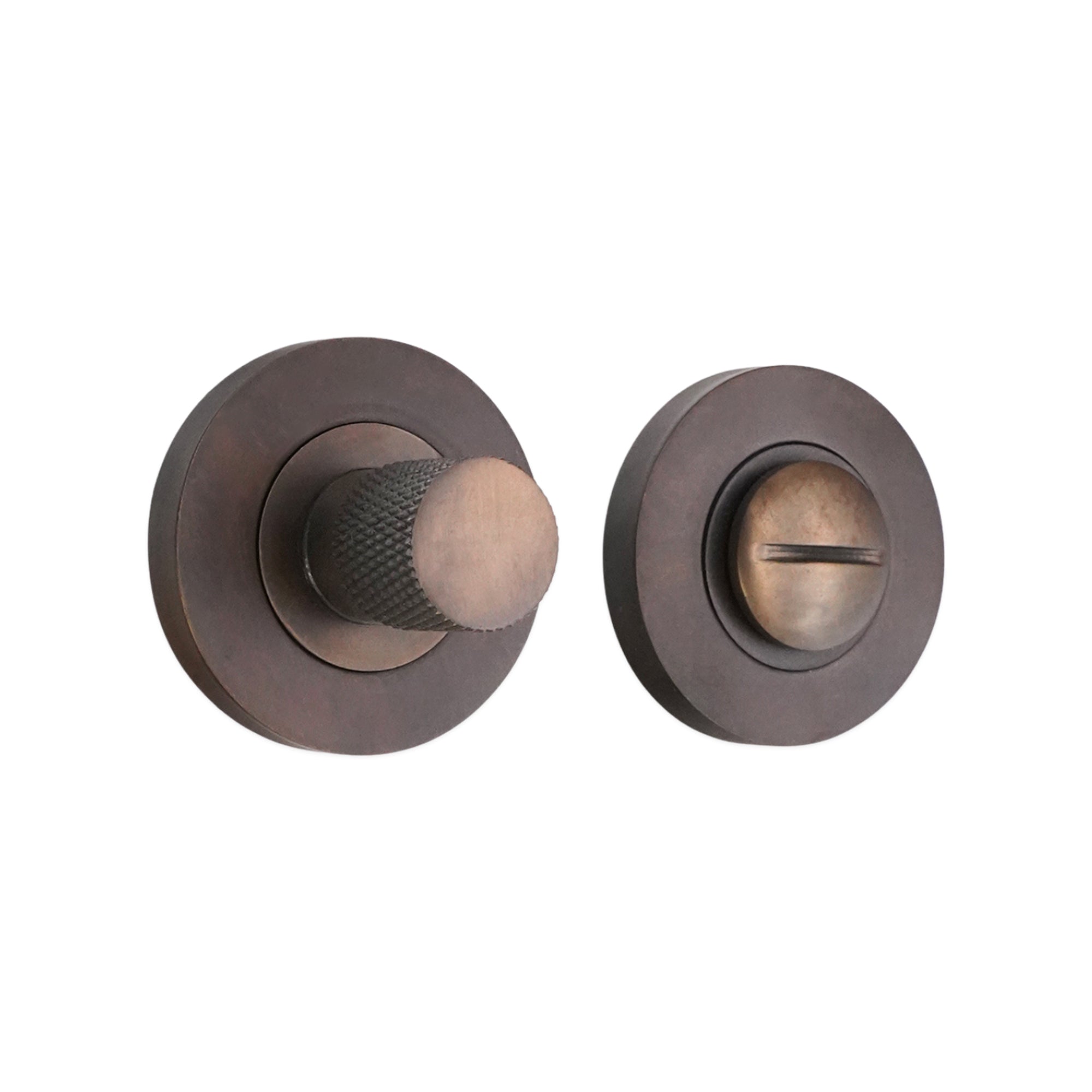Jewel Knurlmond Thumb Turn & Release Matt Antique