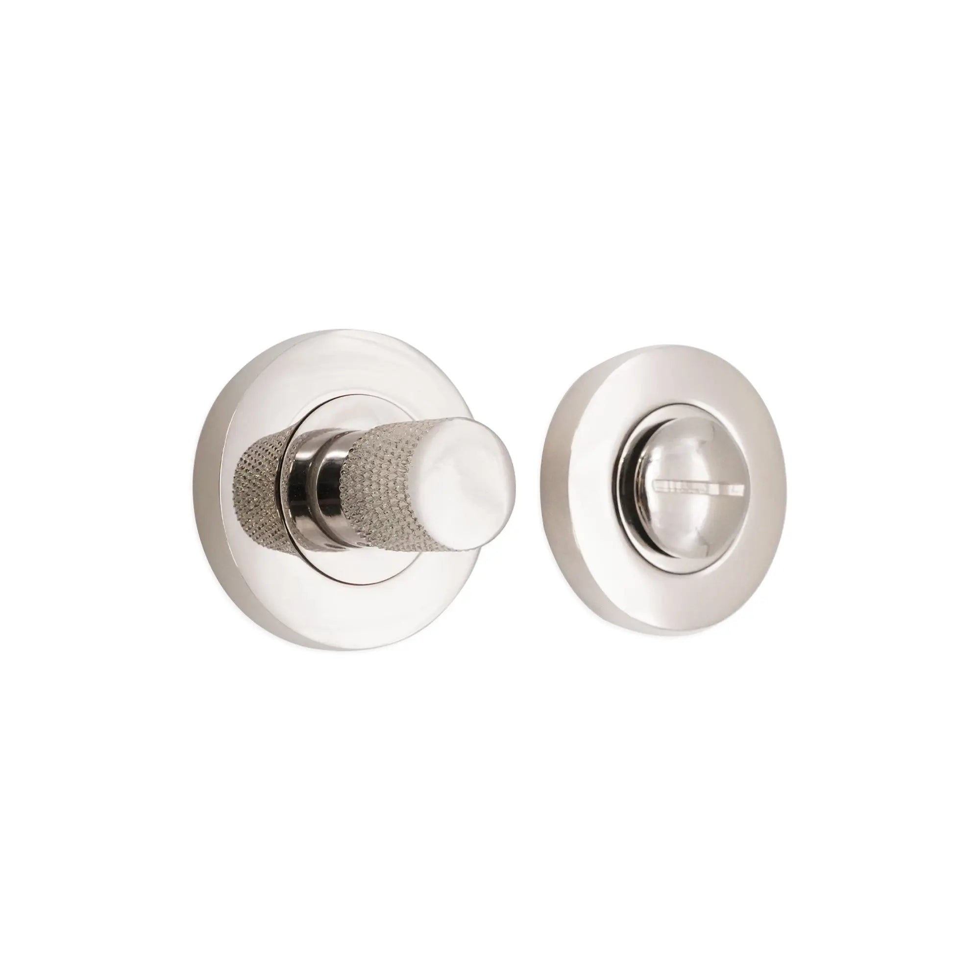 Jewel Knurlmond Thumb Turn & Release Polished Nickel Spira
