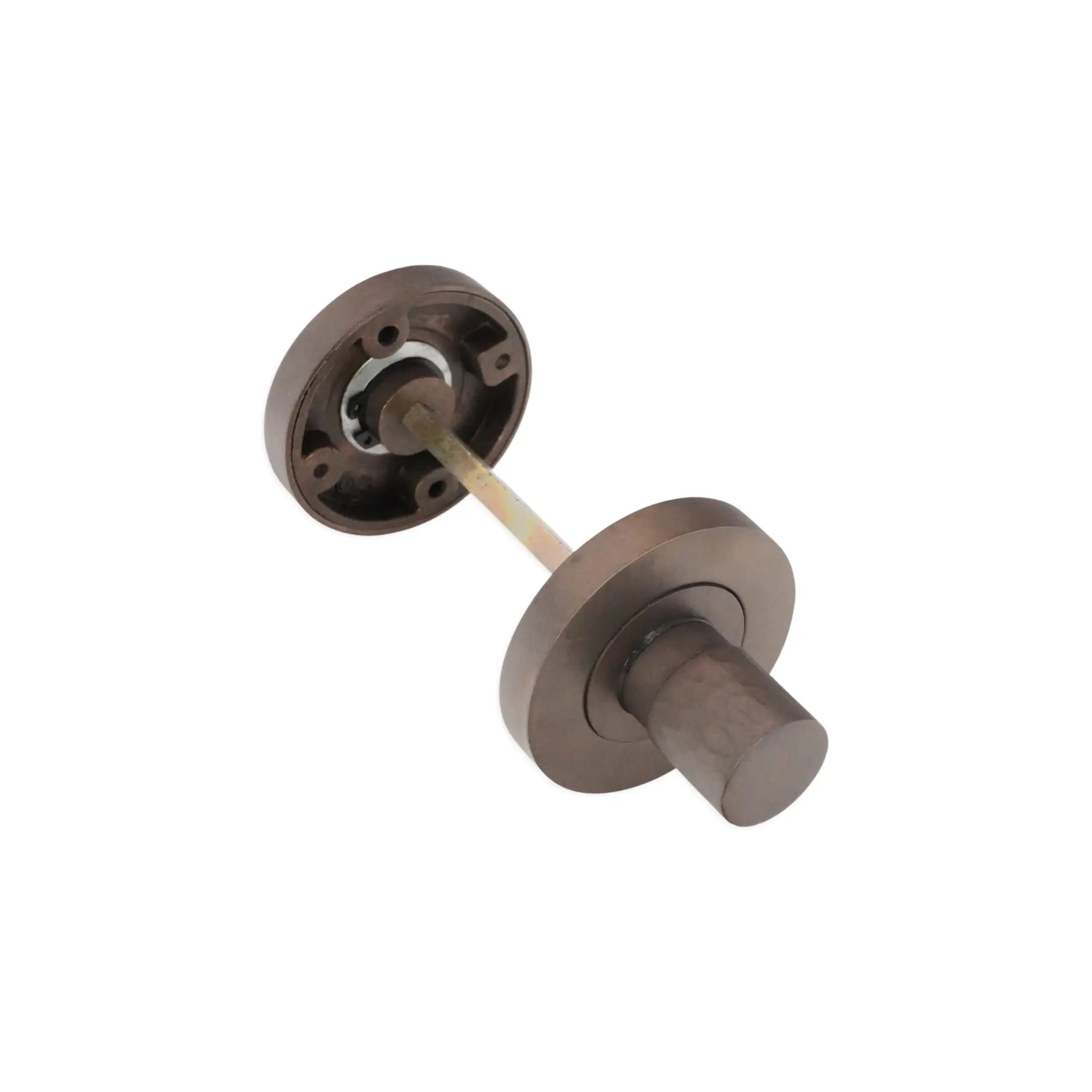 Hammered Knurlmond Thumb Turn & Release Matt Antique Spira