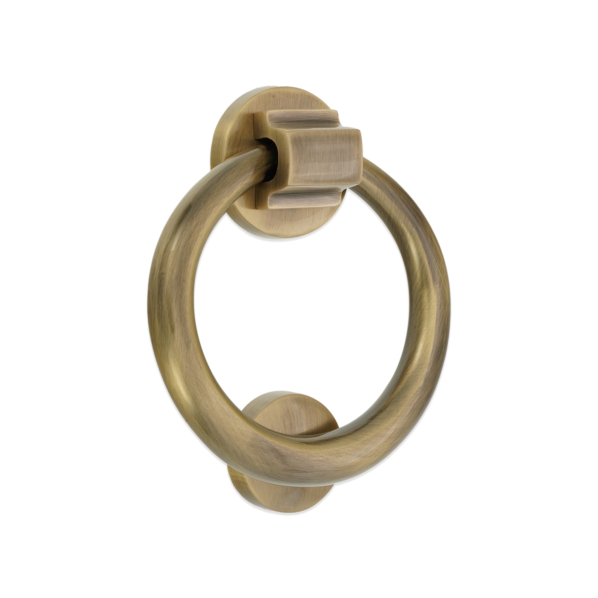 Ring Door Knocker 110mm Antique Brass