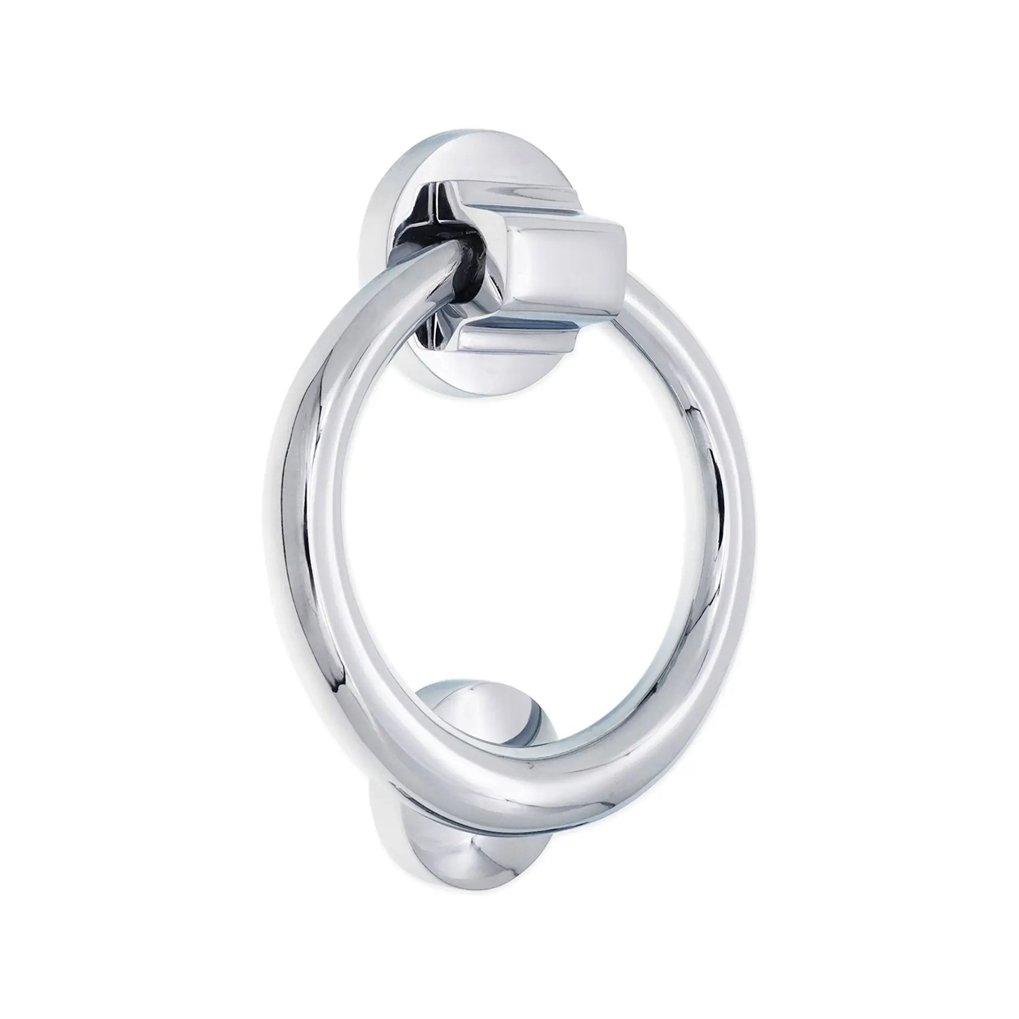 Ring Door Knocker 110mm Polished Chrome Spira
