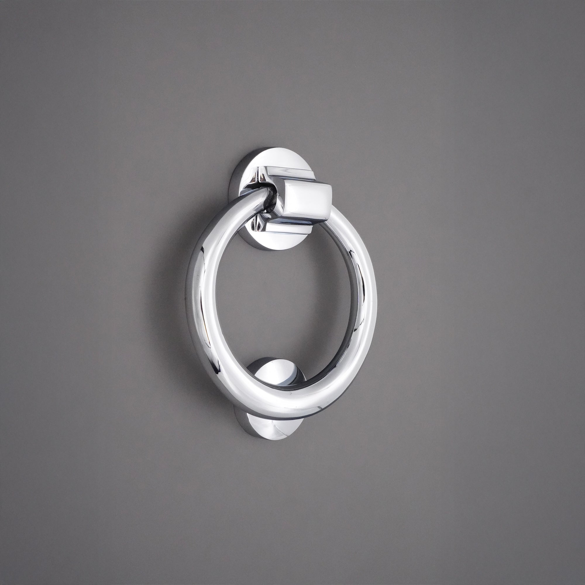 Ring Door Knocker 110mm Polished Chrome